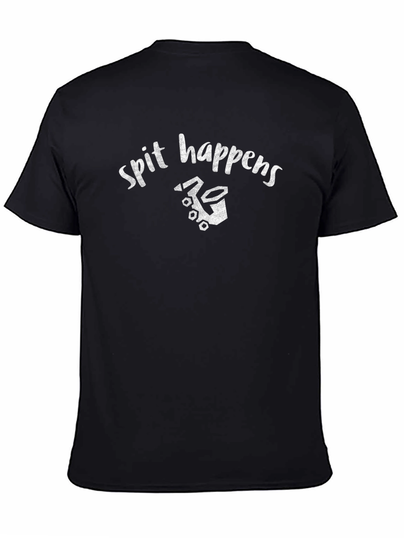 Spit Happens T-Shirt - Novelty Graphic Tee