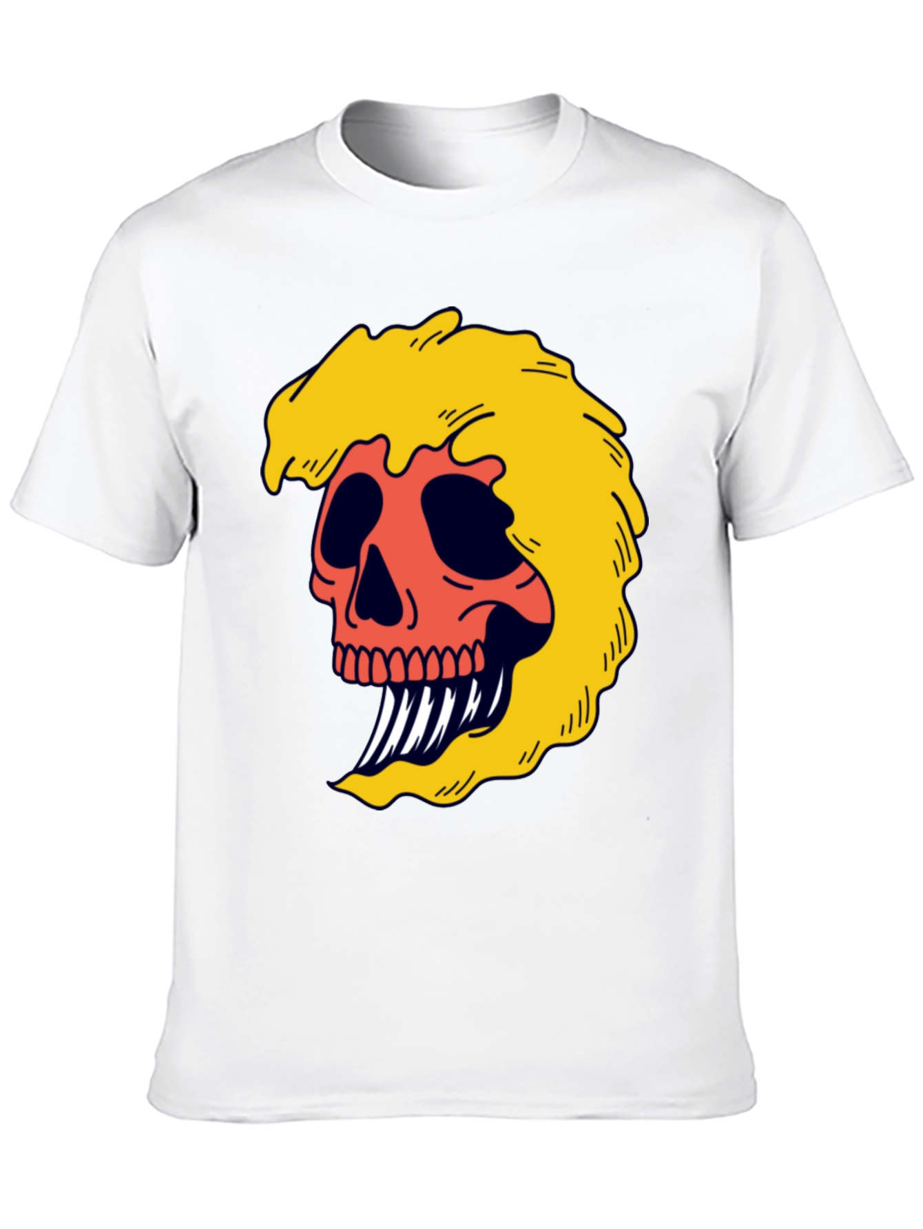 Skull Graphic Tee - Bold & Edgy Black T-Shirt
