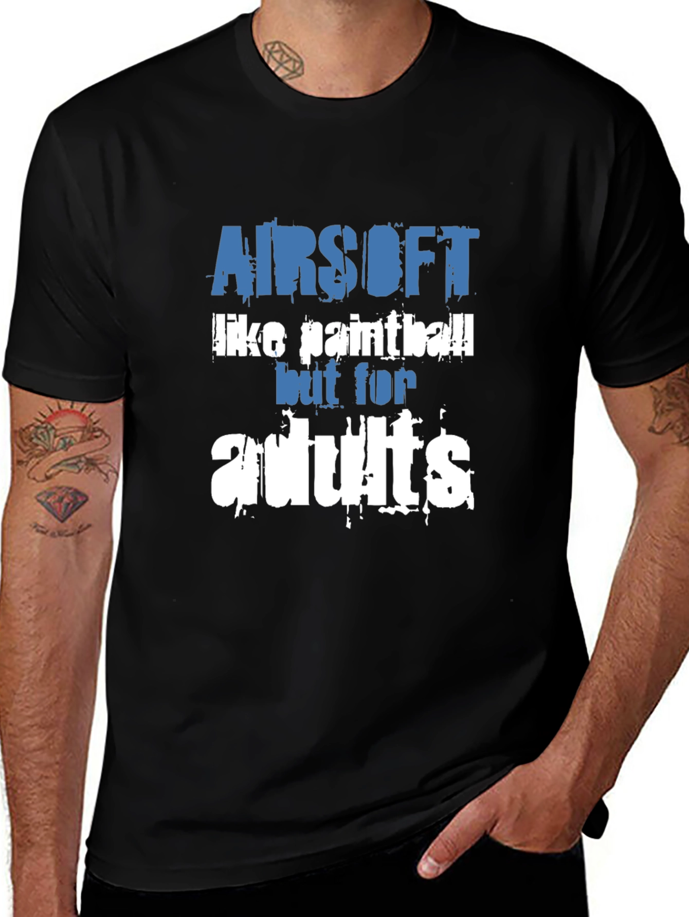 Airsoft Like Paintball T-Shirt for Adults