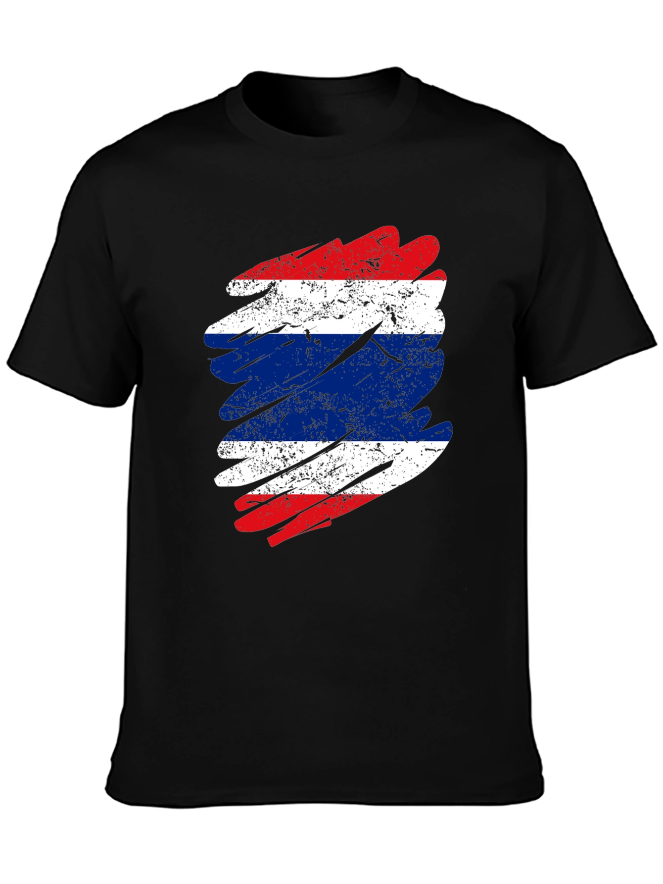 Thailand Flag T-Shirt Distressed Grunge Thai Pride