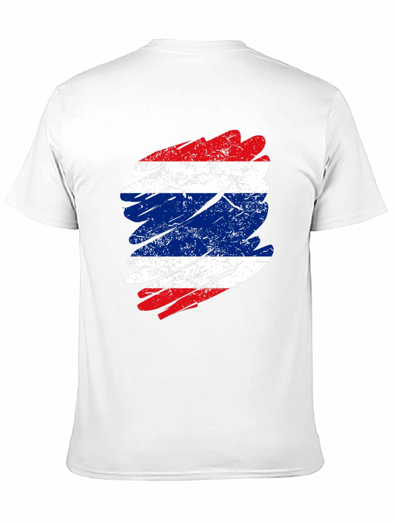 Thailand Flag T-Shirt Distressed Grunge Thai Pride