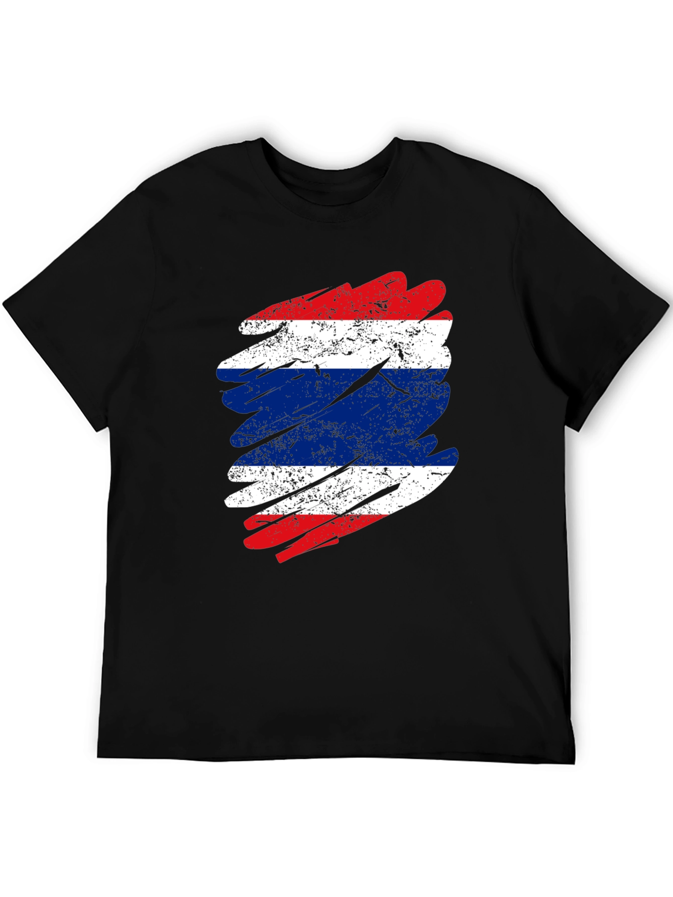 Thailand Flag T-Shirt Distressed Grunge Thai Pride