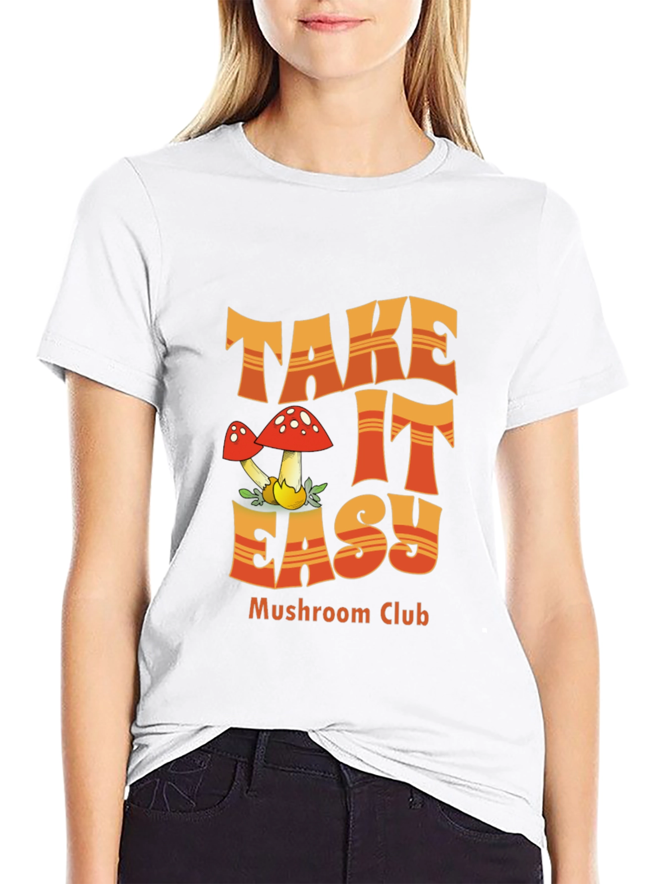 Take It Easy Mushroom Club T-Shirt