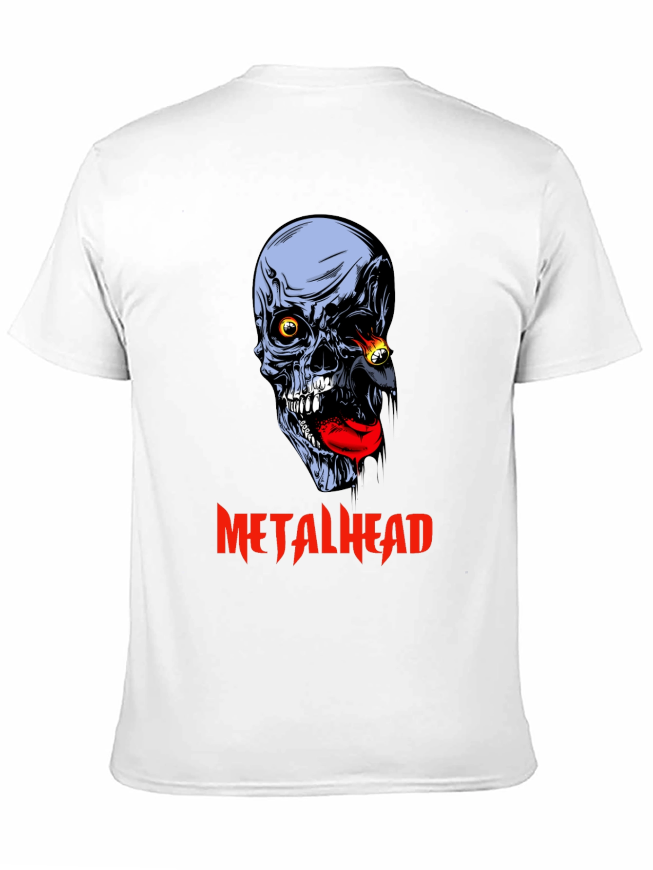 Metalhead Skull T-Shirt - Graphic Print