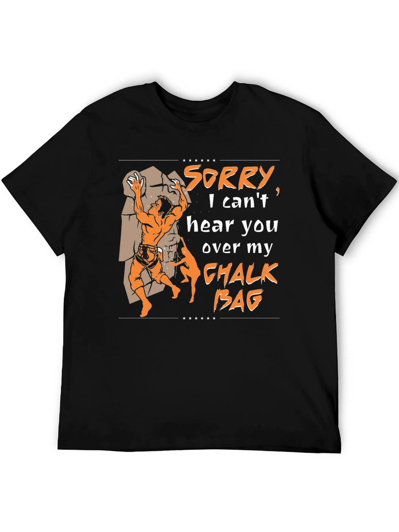 Climbing Chalk Bag Graphic T-Shirt