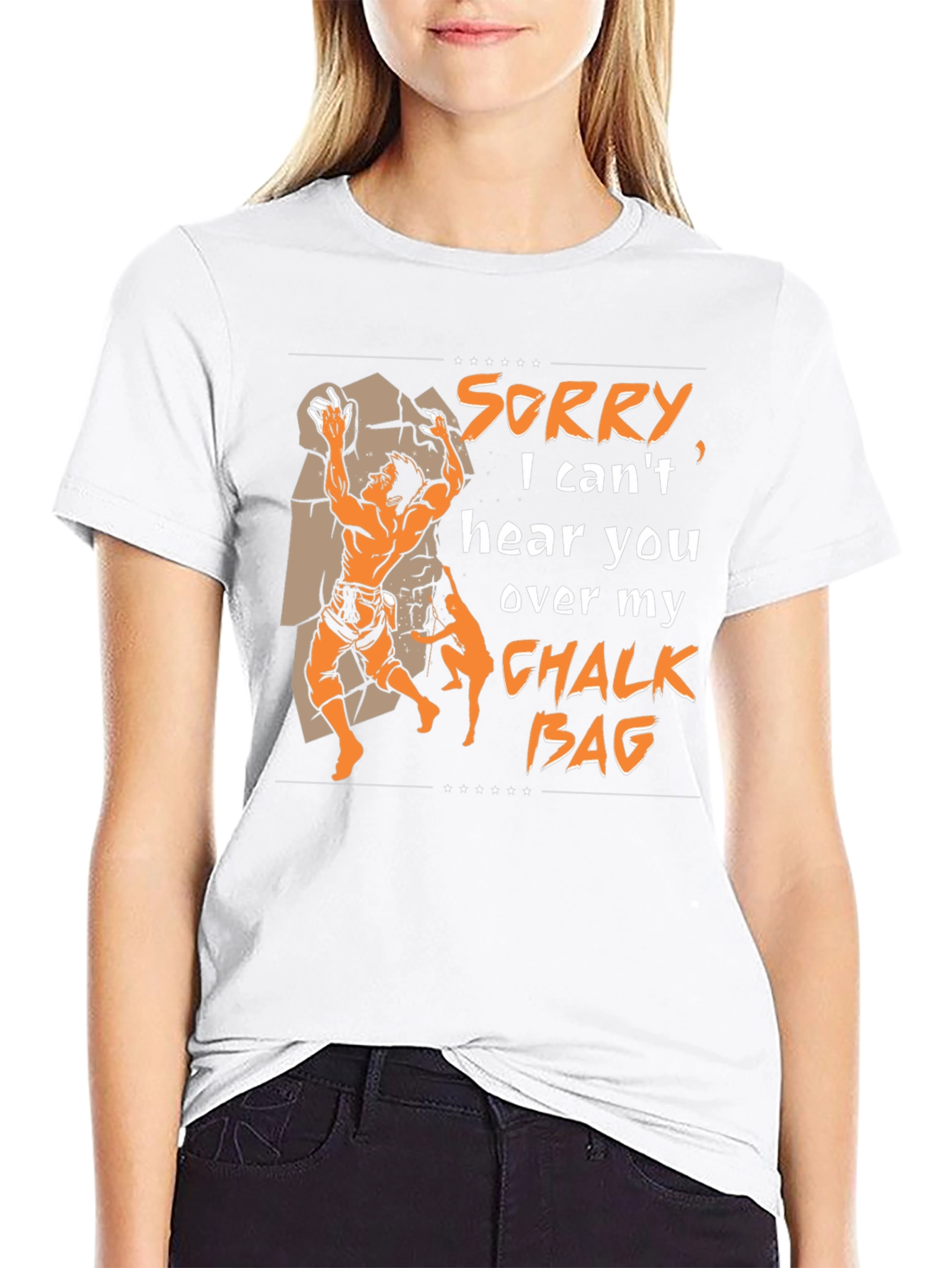 Climbing Chalk Bag Graphic T-Shirt