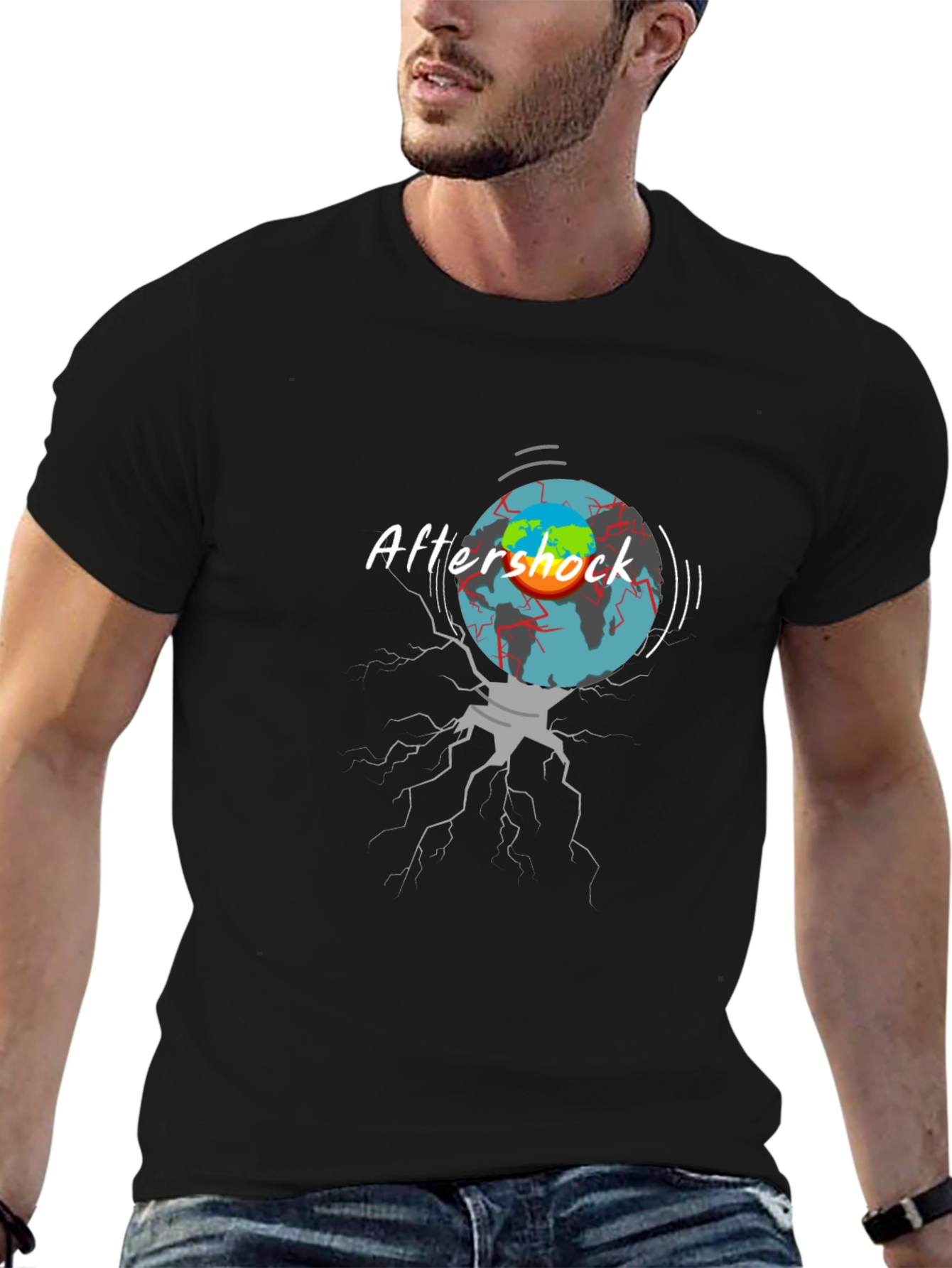 Aftershock Graphic Tee - Earth Shattering Design
