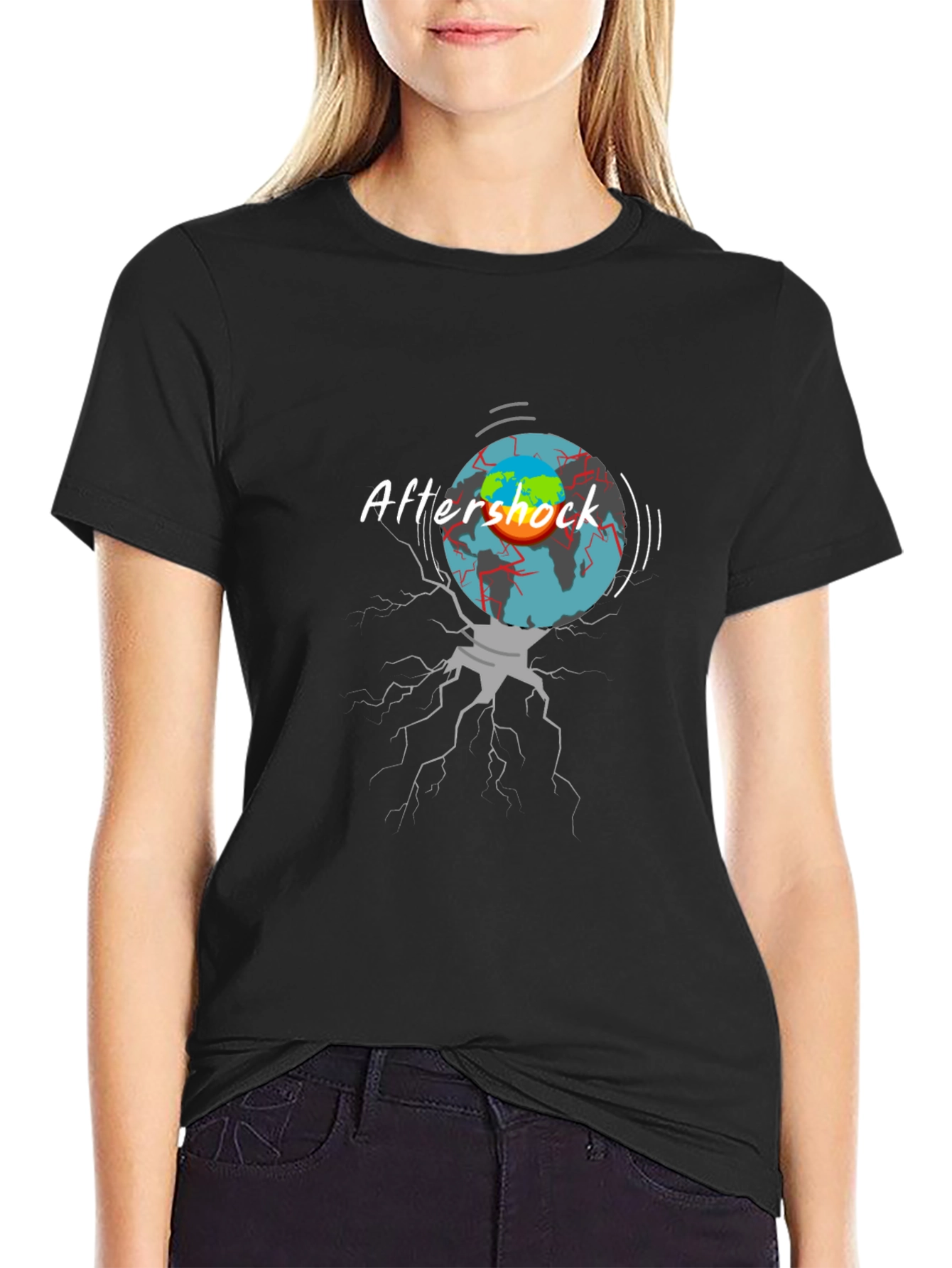 Aftershock Graphic Tee - Earth Shattering Design