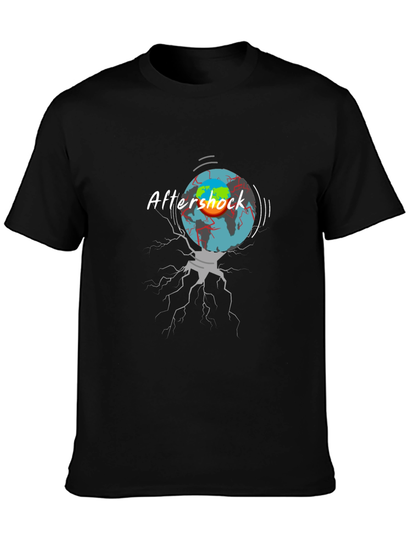 Aftershock Graphic Tee - Earth Shattering Design