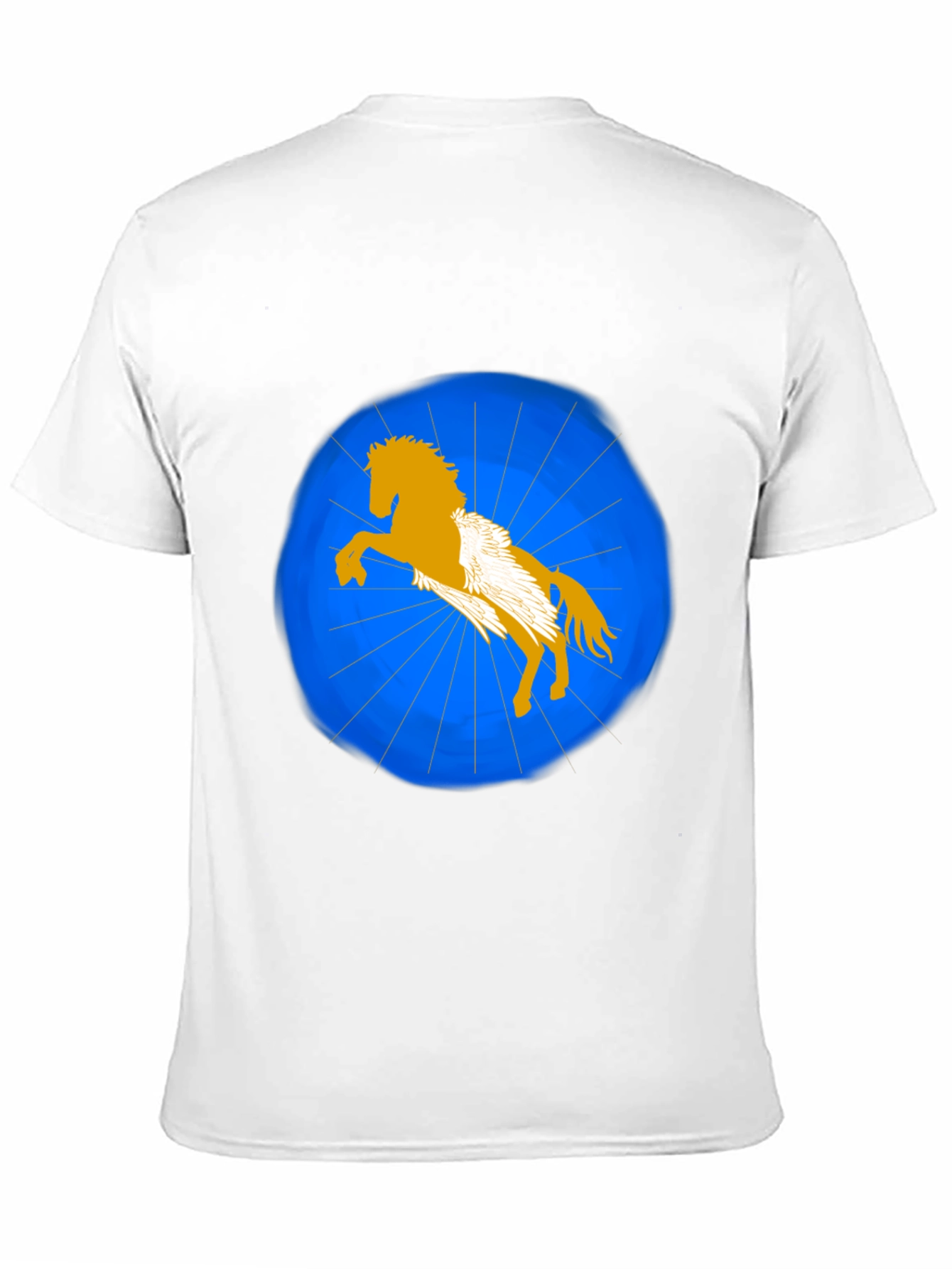 Pegasus Graphic T-Shirt - Black Stylish Design