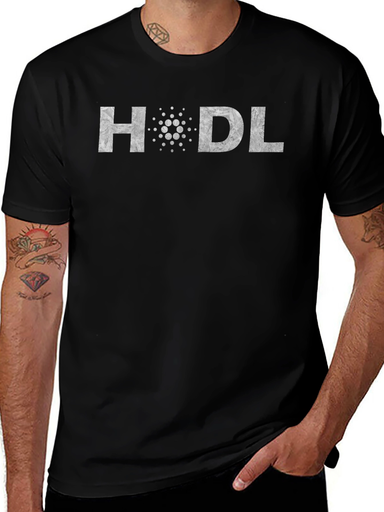 HODL Crypto T-Shirt - Cardano ADA Design