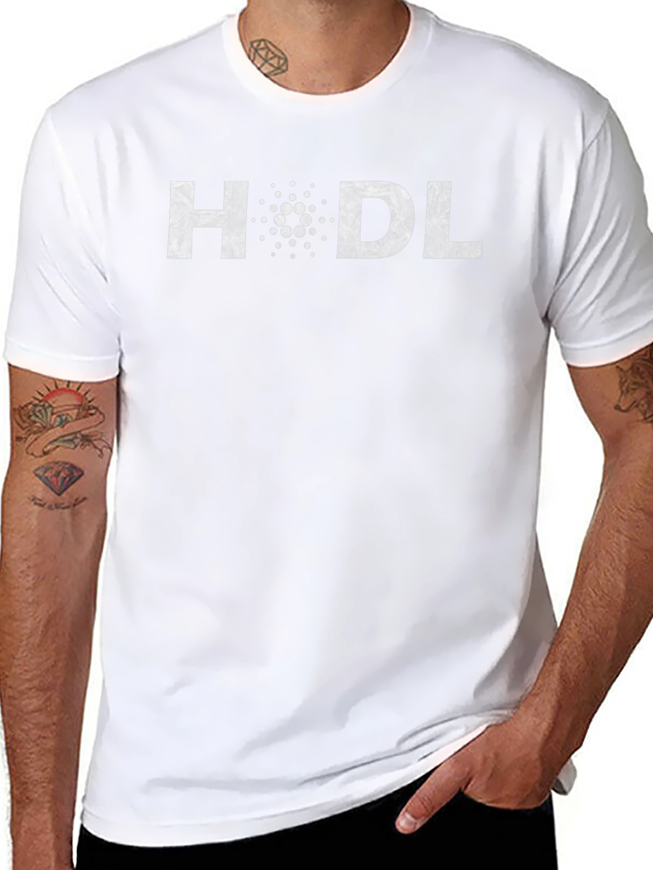HODL Crypto T-Shirt - Cardano ADA Design