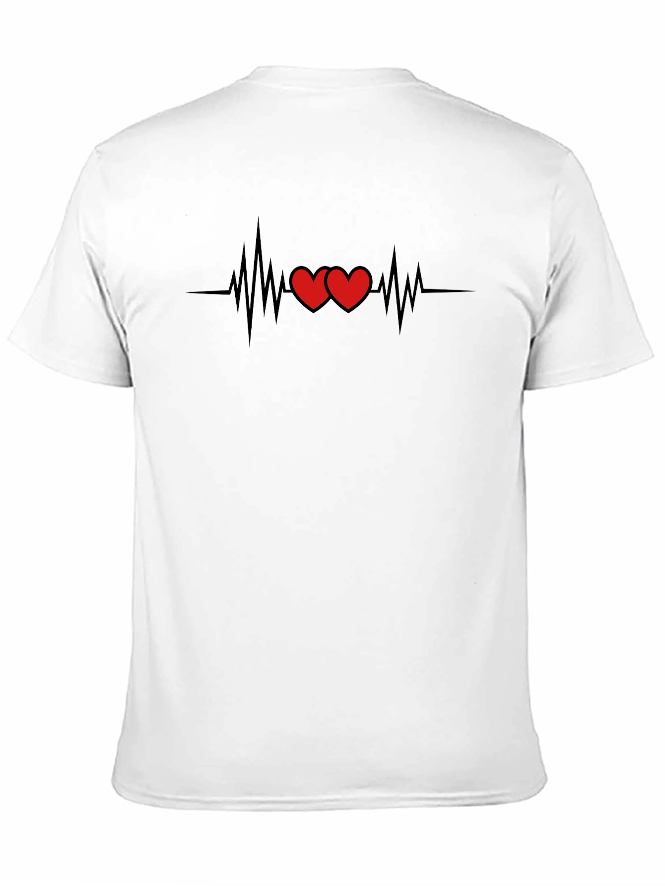 Heartbeat Love T-Shirt - Graphic Tee for Romantics
