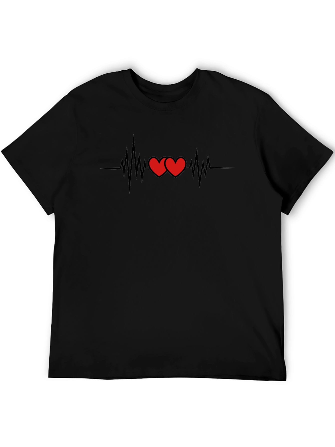 Heartbeat Love T-Shirt - Graphic Tee for Romantics