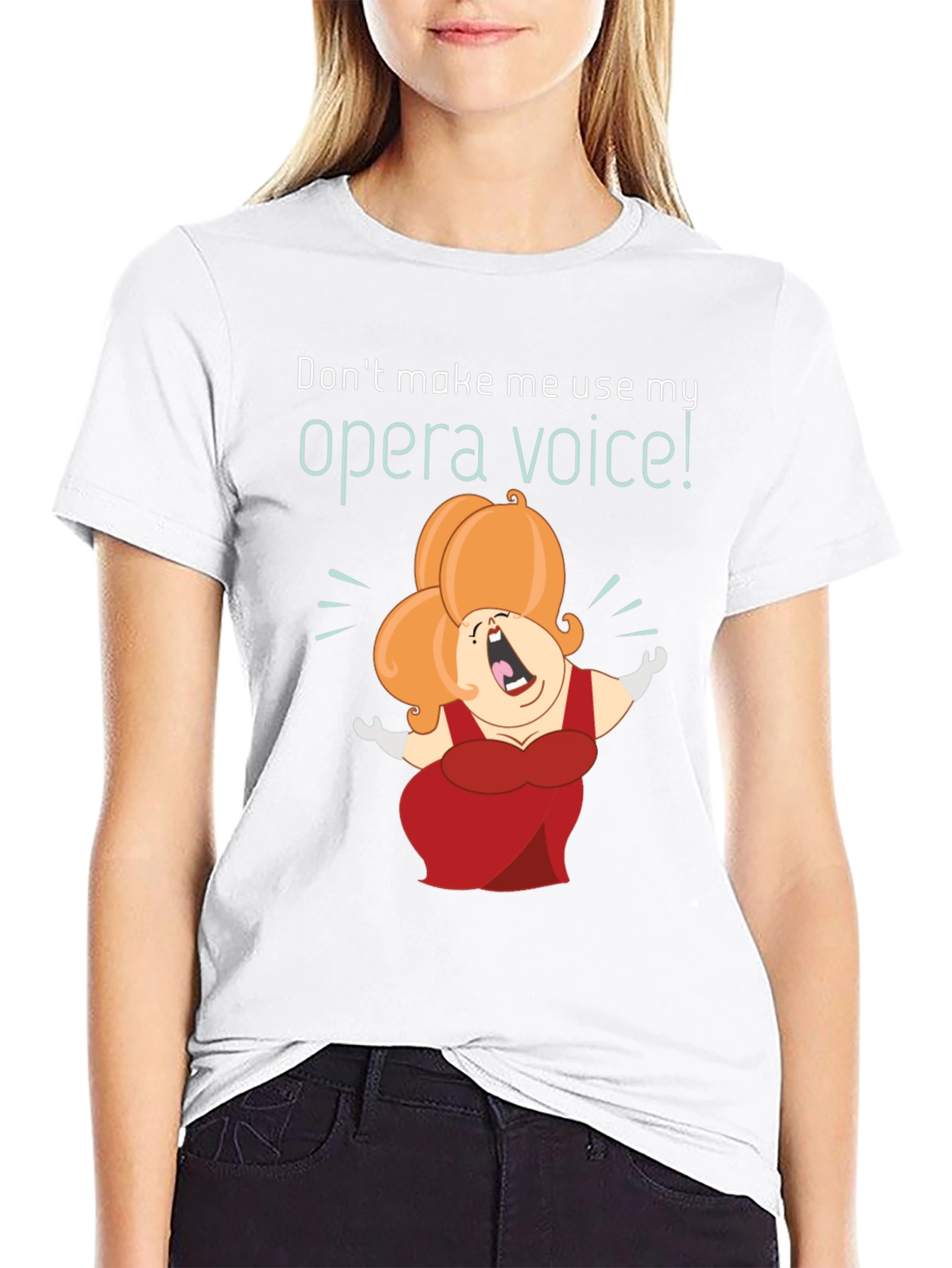 Opera Voice T-Shirt - Humorous Graphic Tee