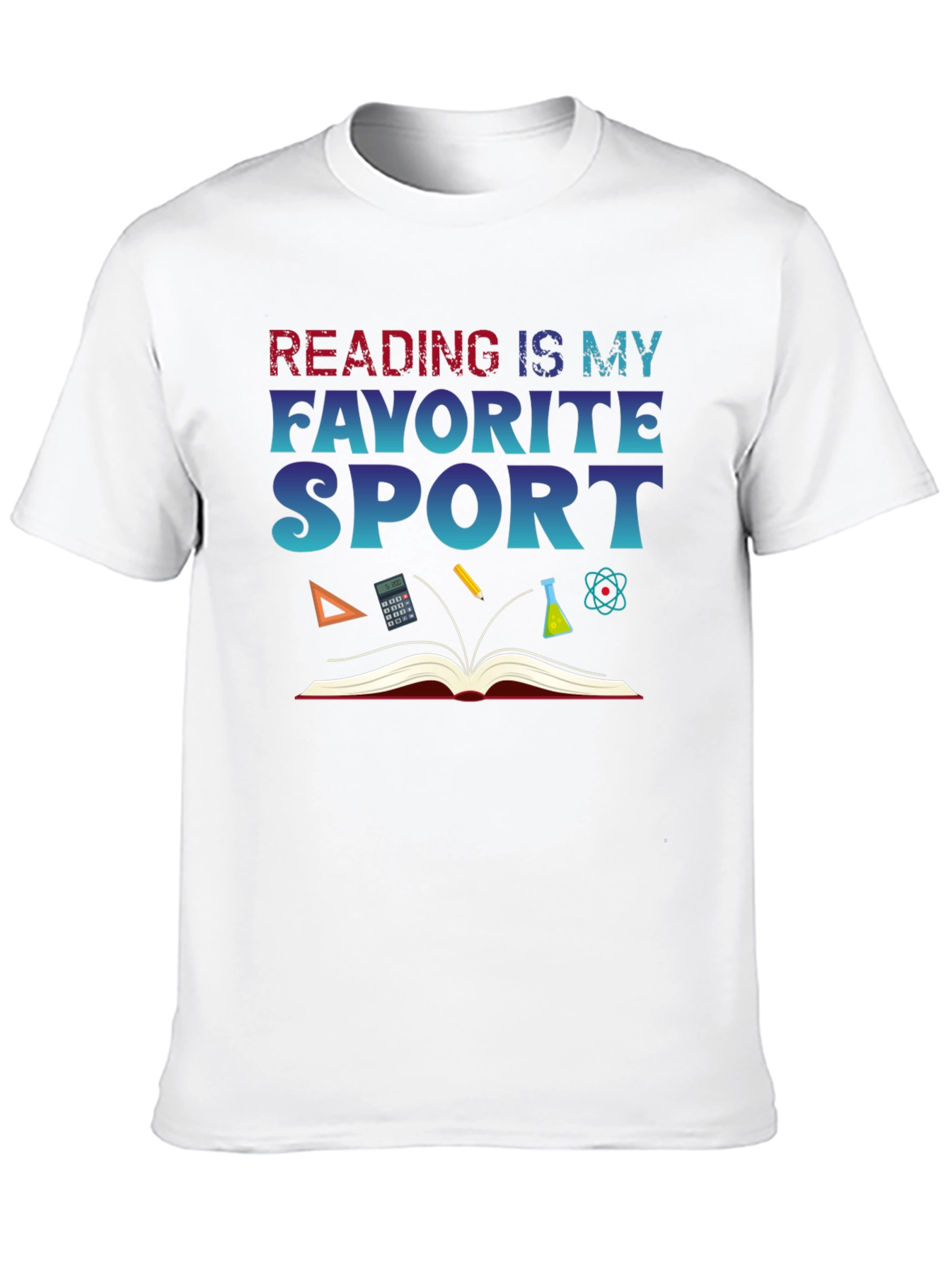 Reading is My Favorite Sport Graphic Tee