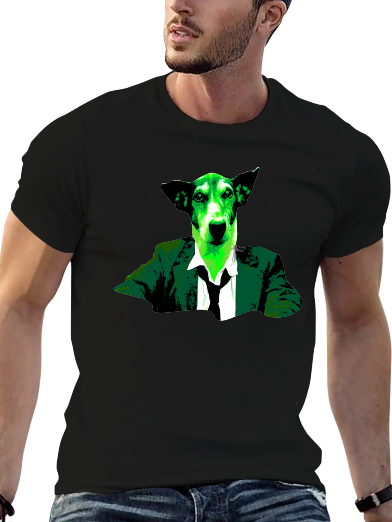 Dog Suit Graphic Tee - Stylish & Unique