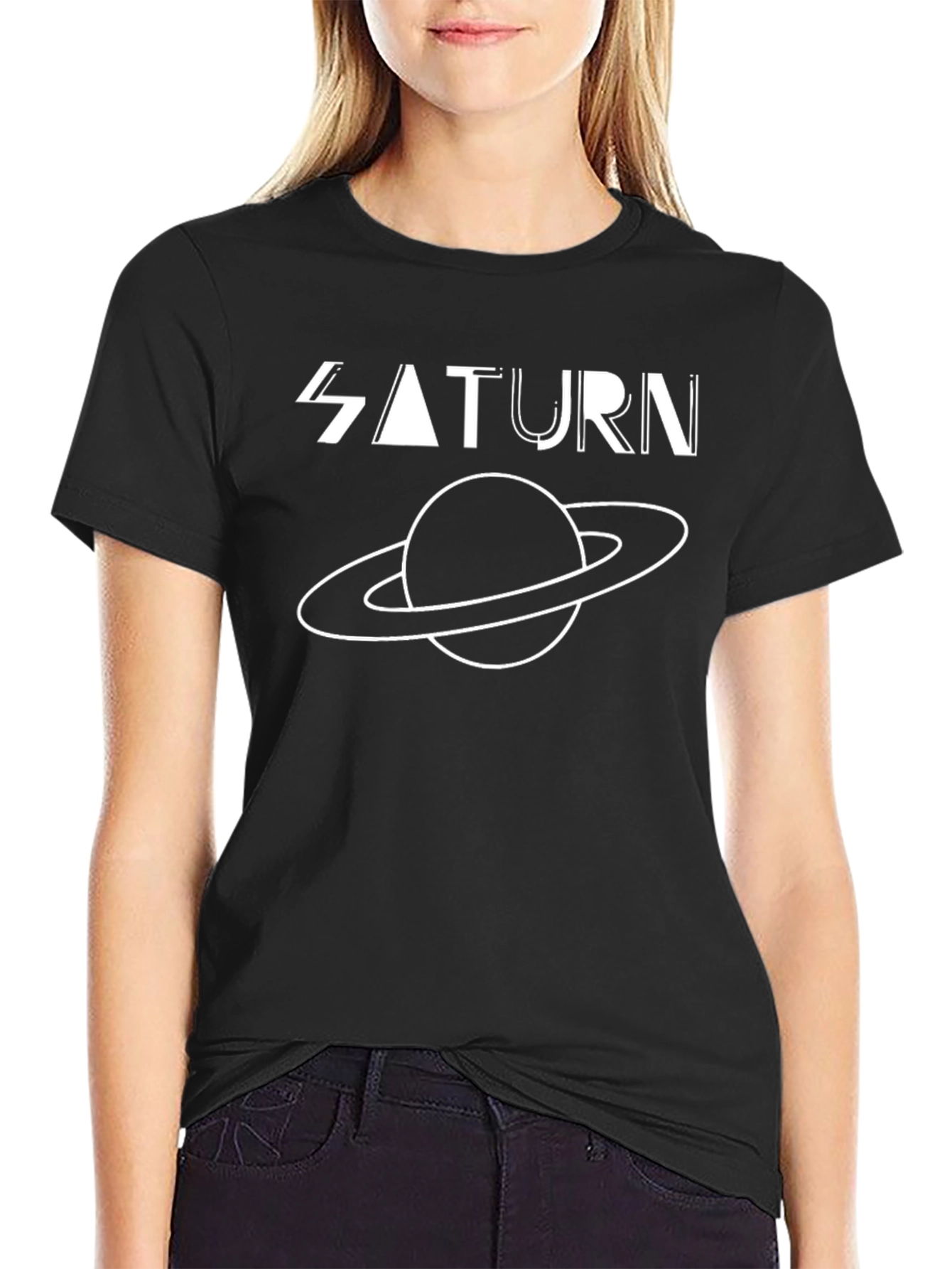 Saturn Graphic T-Shirt - Space Theme