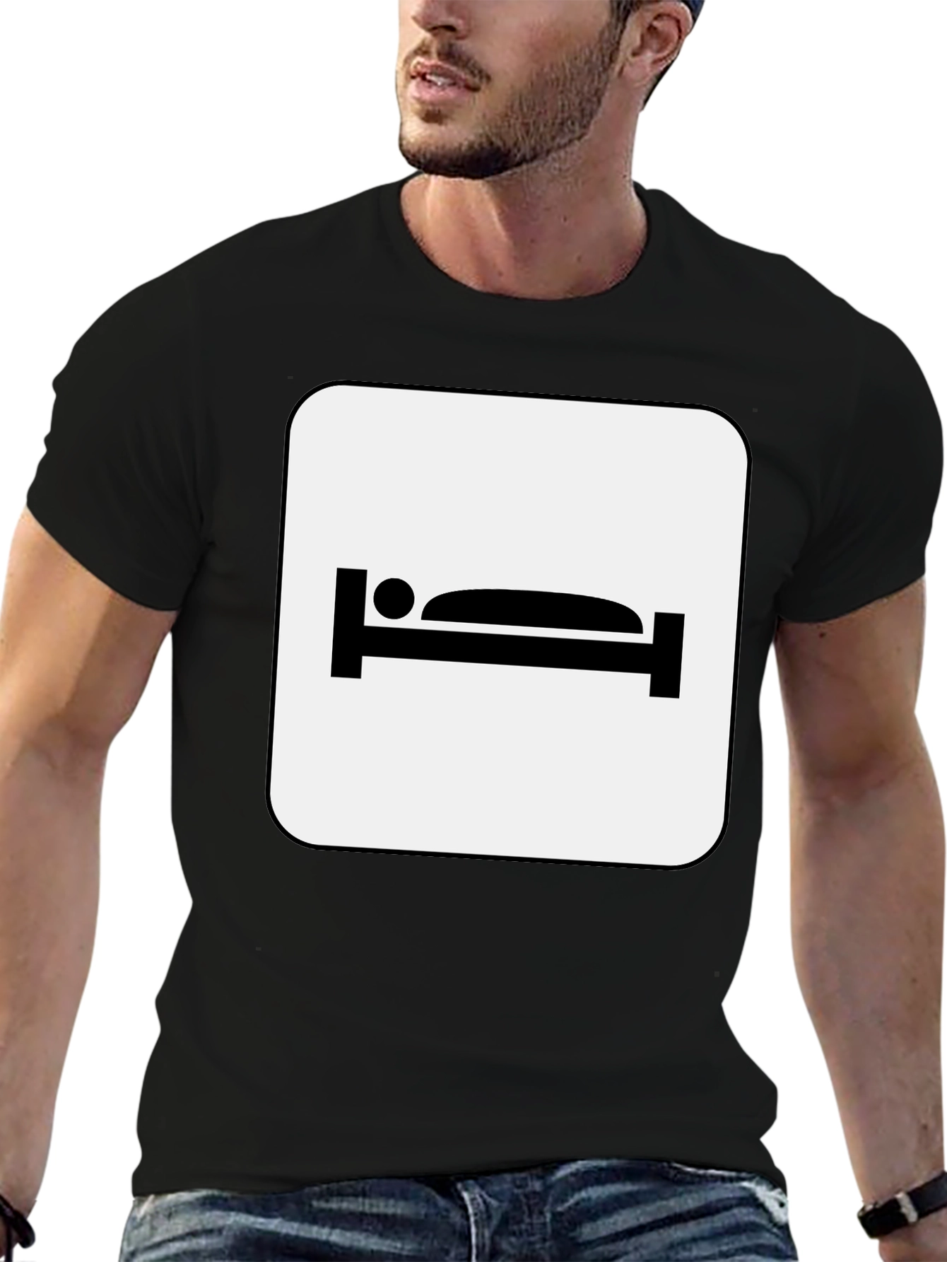Hotel Room Bed T-Shirt - Stay Comfy!