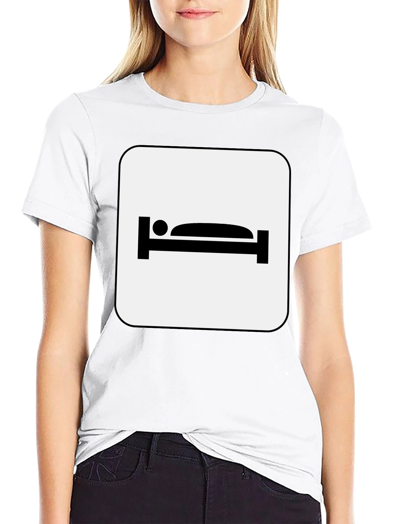 Hotel Room Bed T-Shirt - Stay Comfy!