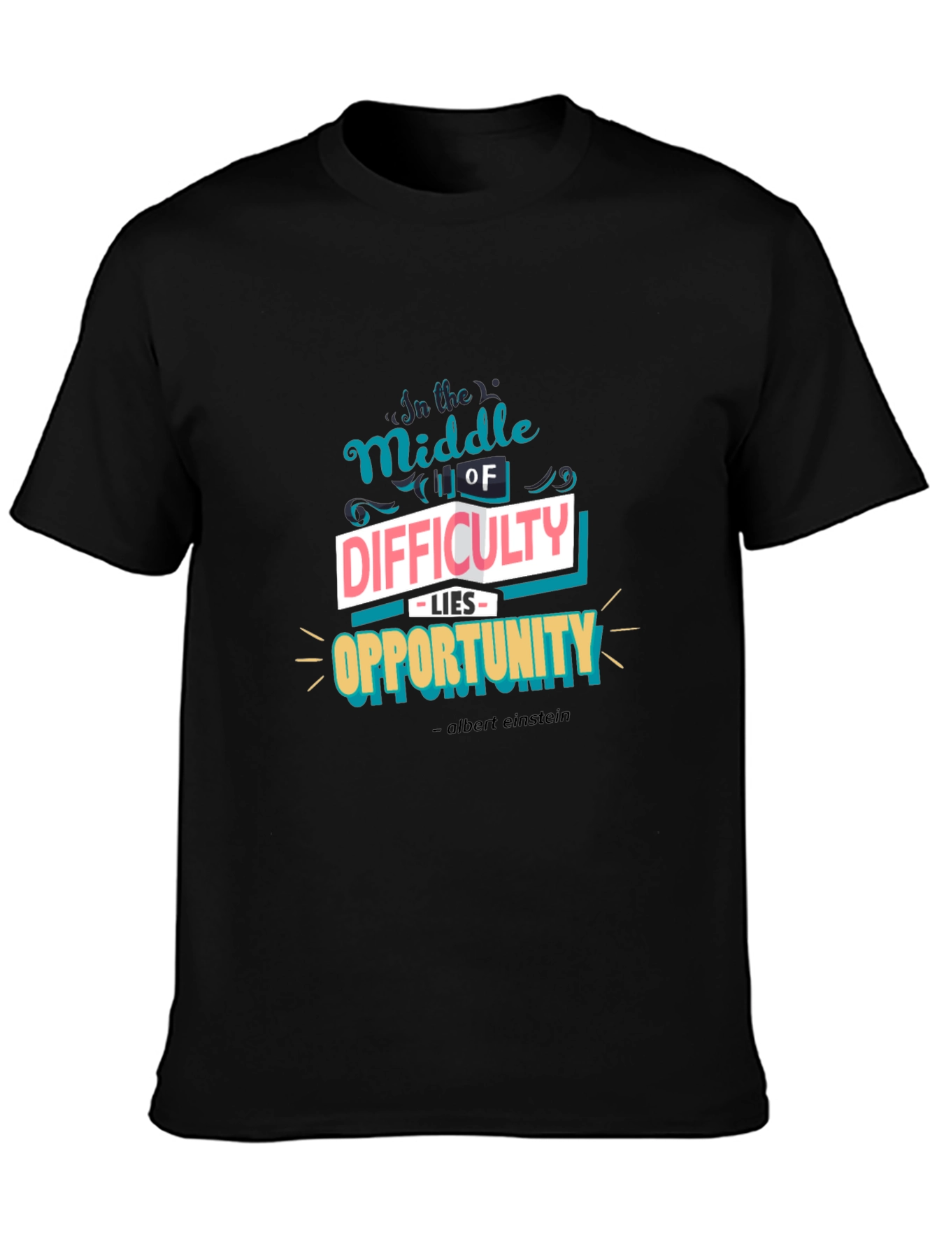 Motivational Difficulty & Opportunity Graphic Tee