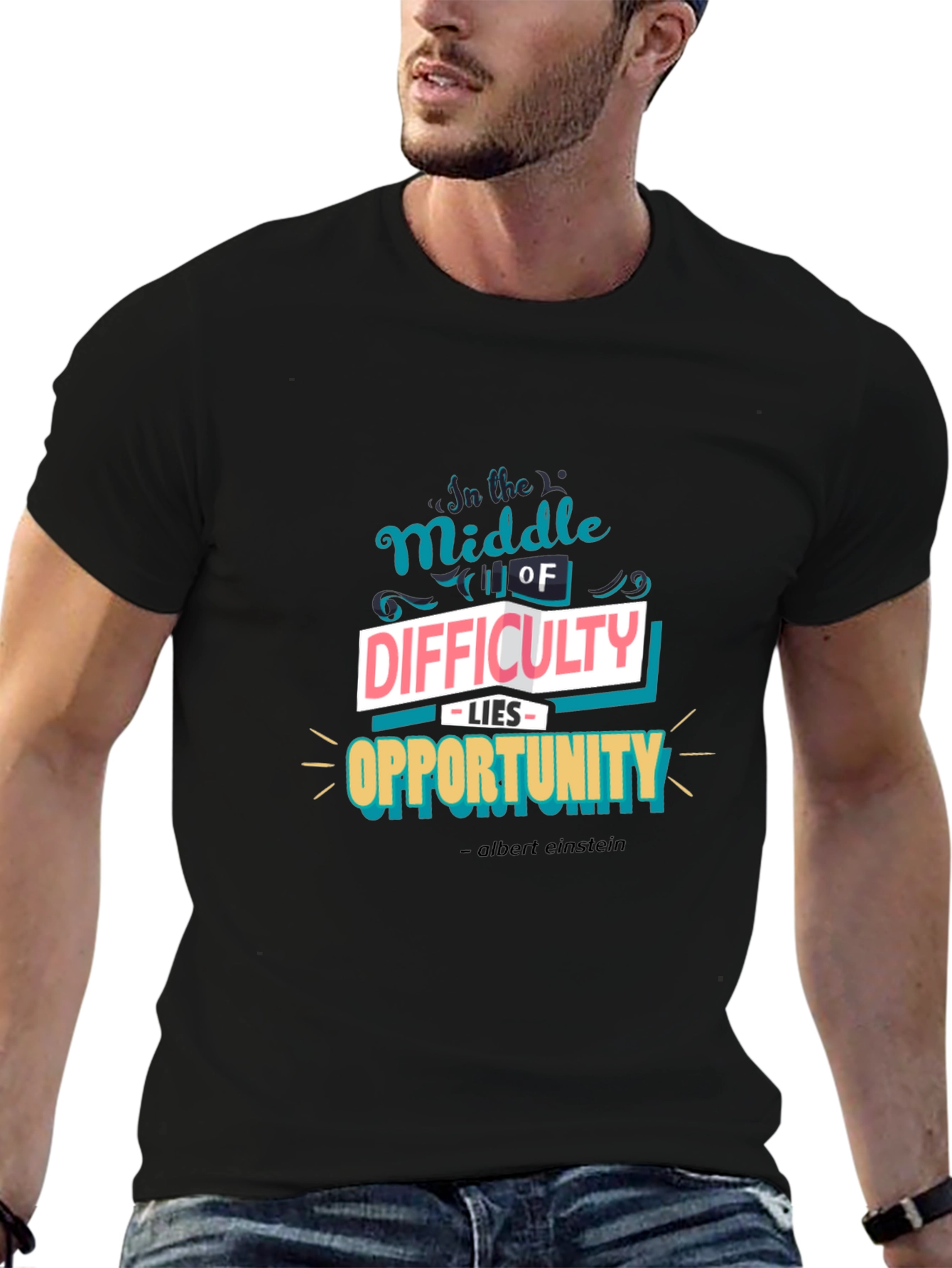 Motivational Difficulty & Opportunity Graphic Tee