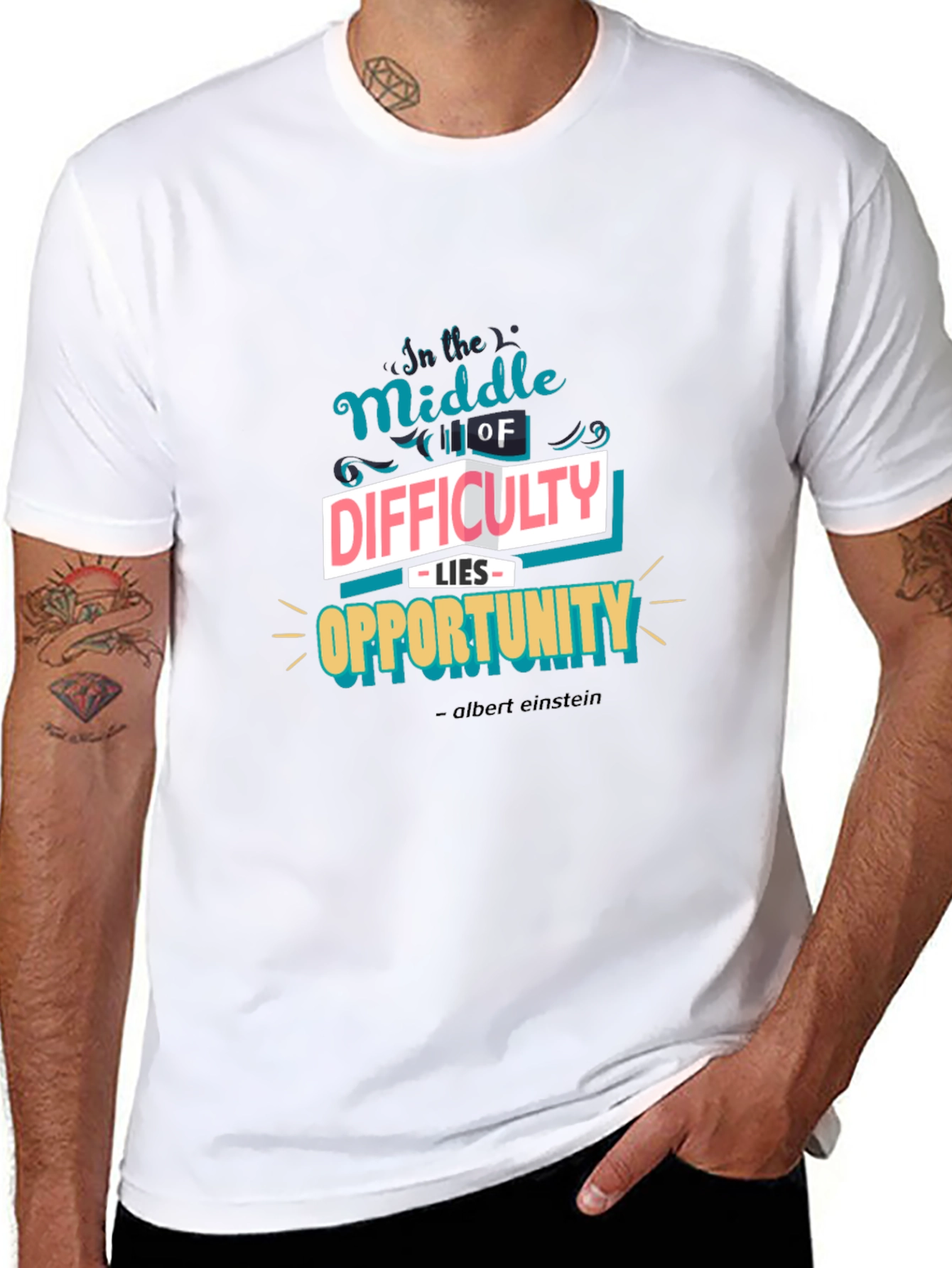 Motivational Difficulty & Opportunity Graphic Tee
