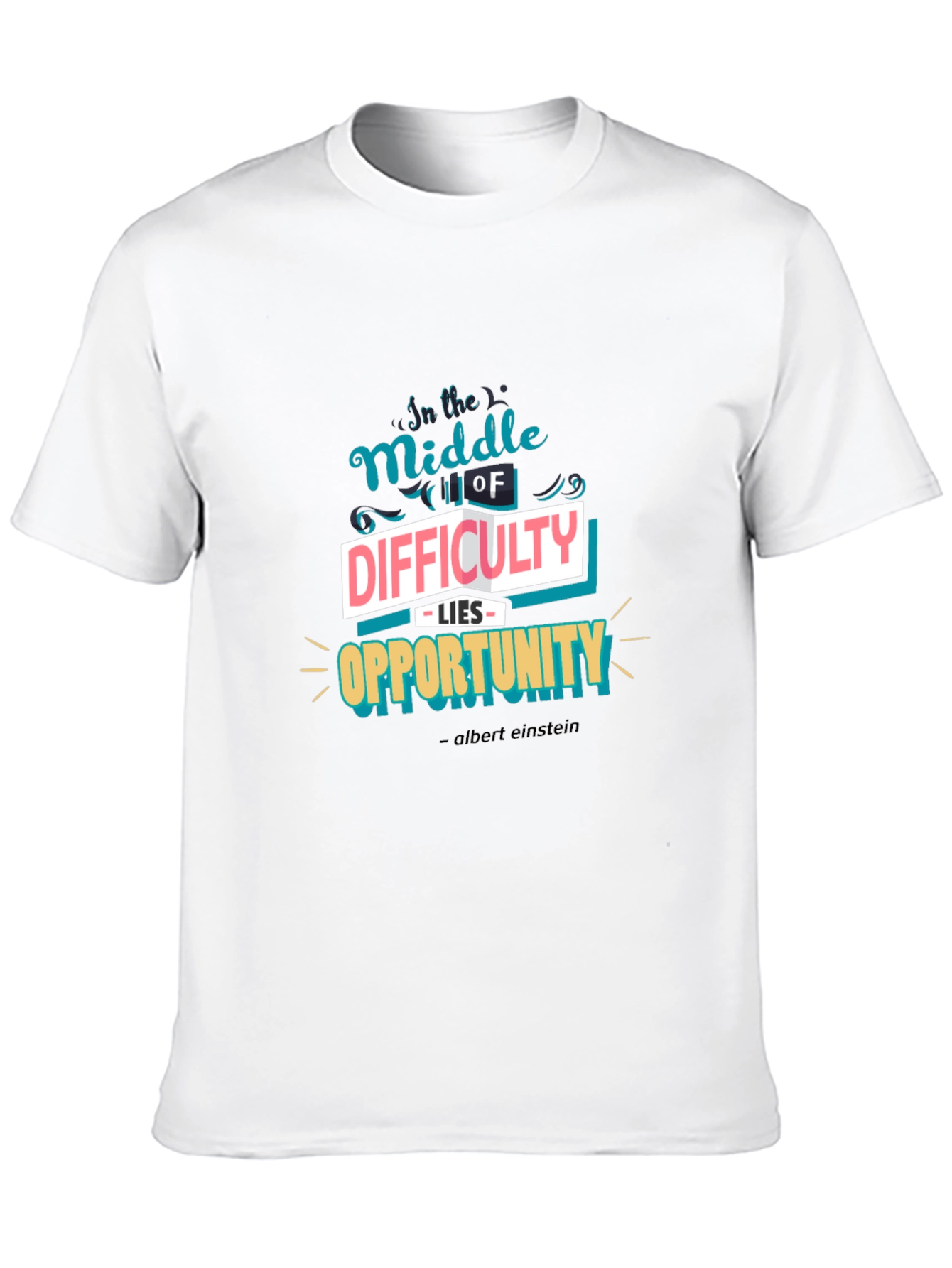 Motivational Difficulty & Opportunity Graphic Tee