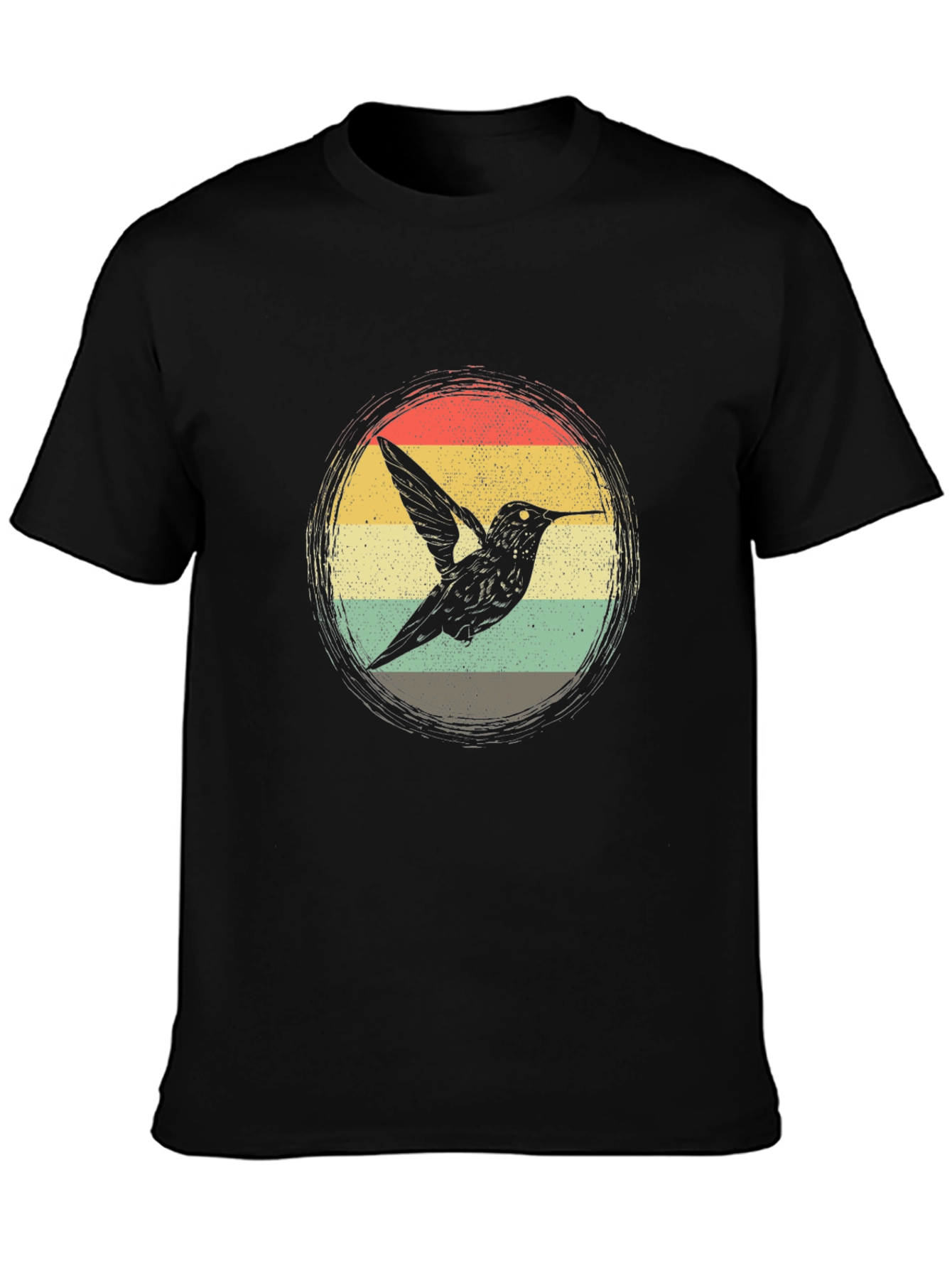Retro Hummingbird Graphic Tee