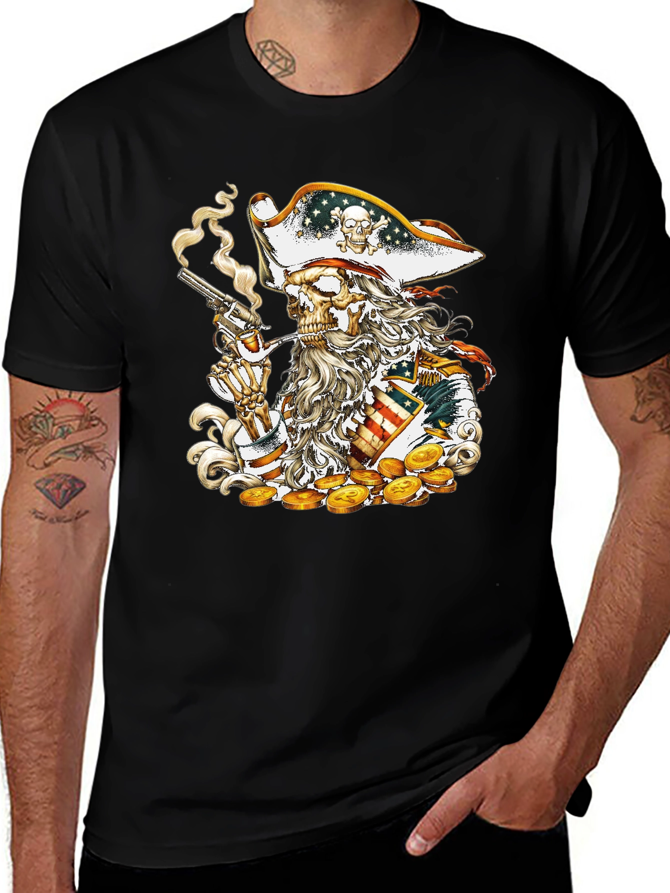 Pirate Skeleton Graphic Tee