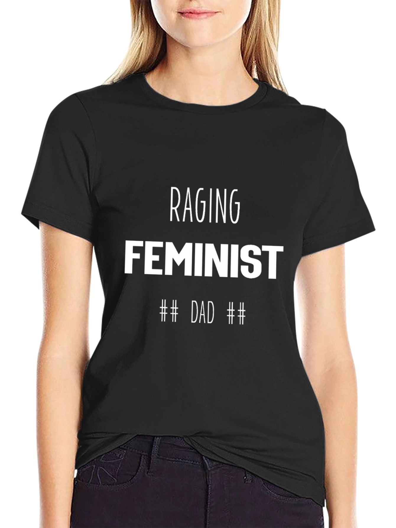 Raging Feminist Dad - Graphic T-Shirt