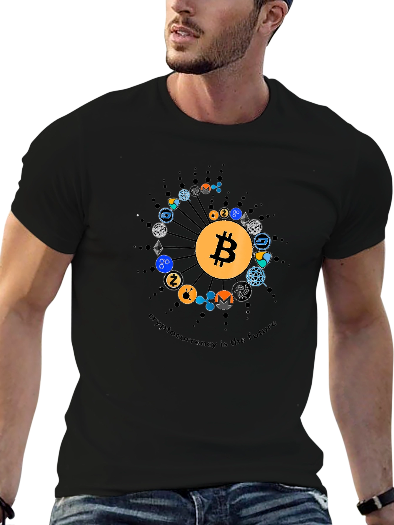 Cryptocurrency Future Graphic T-Shirt