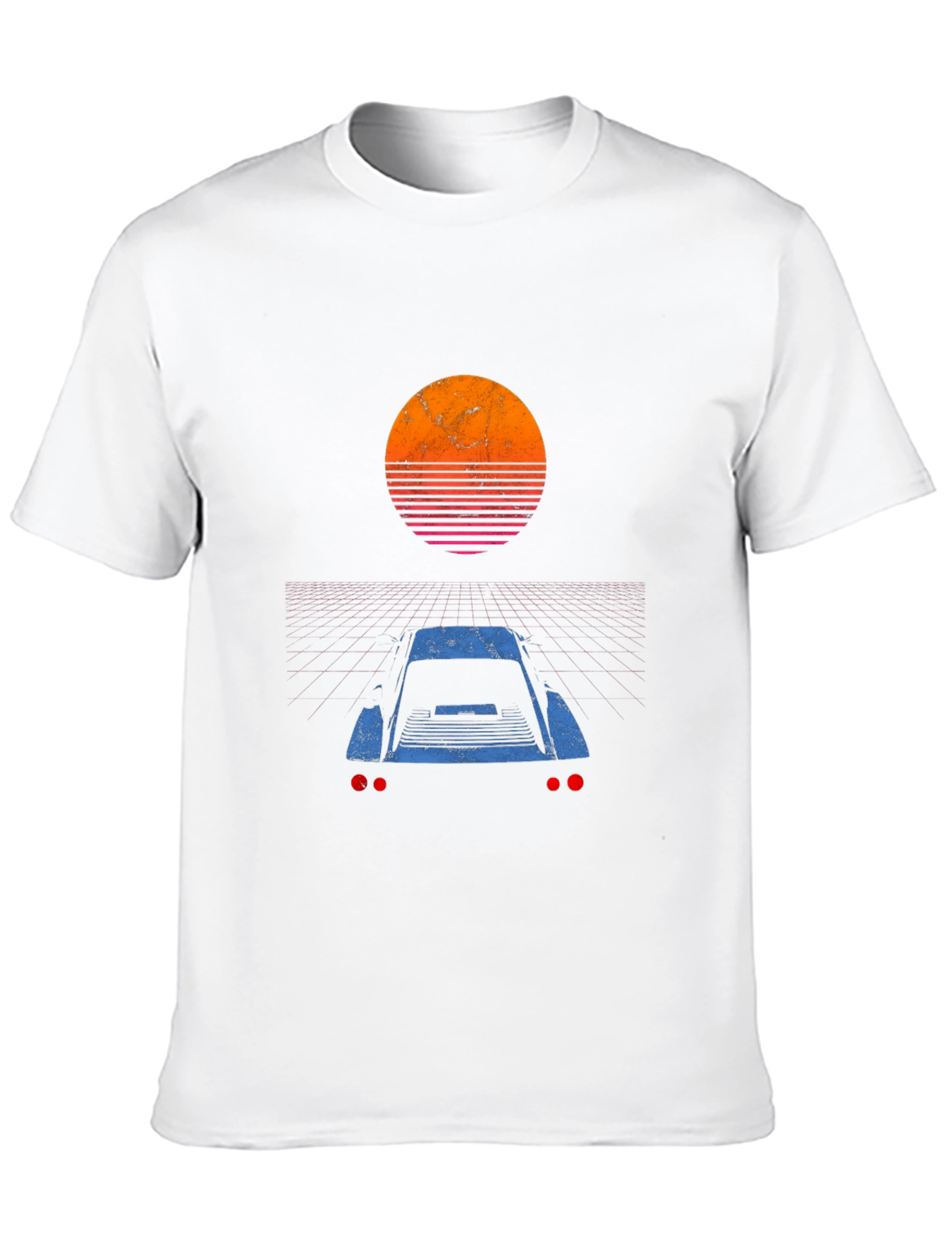 Retro Sunset Car T-Shirt
