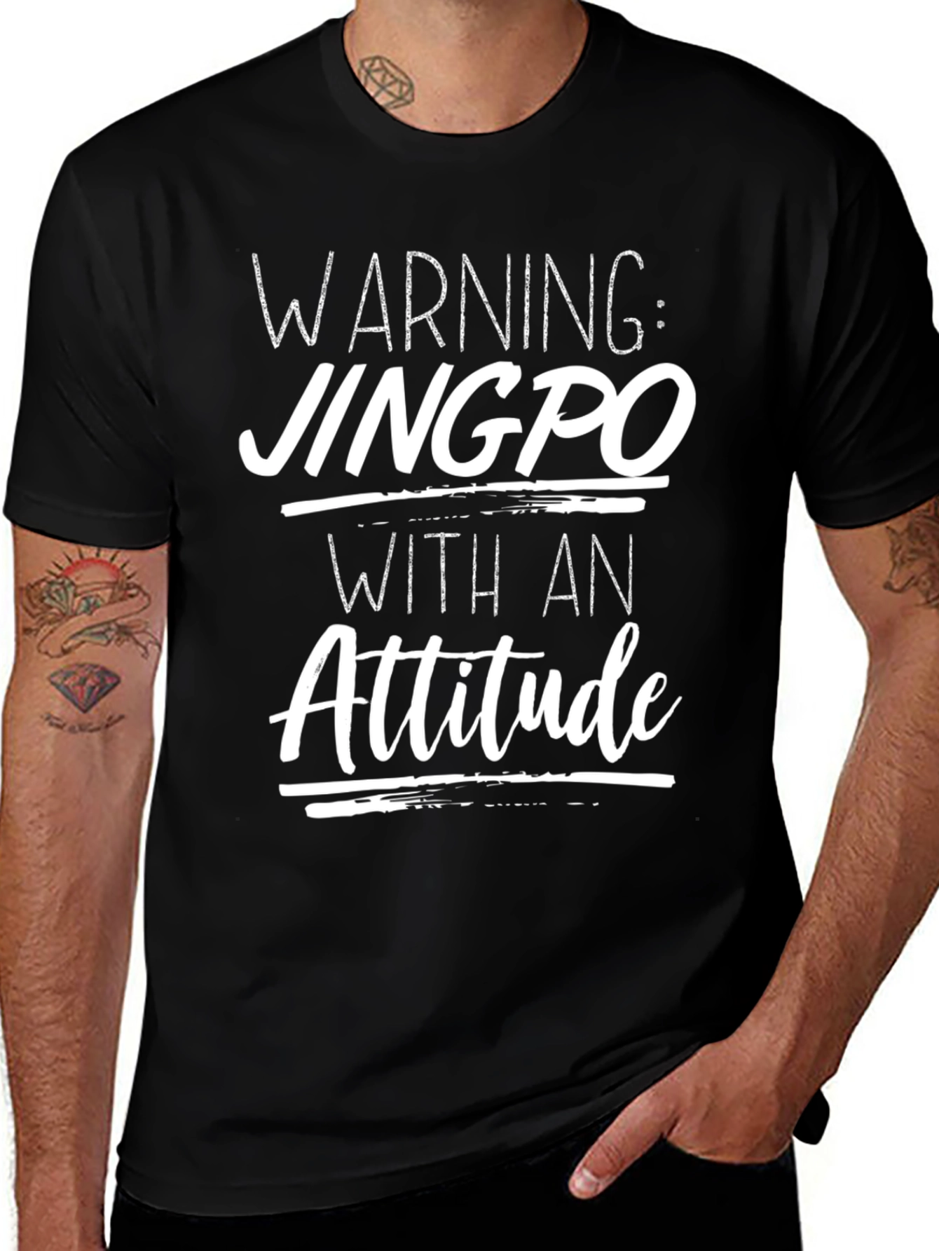 Warning: Jingpo With An Attitude T-Shirt