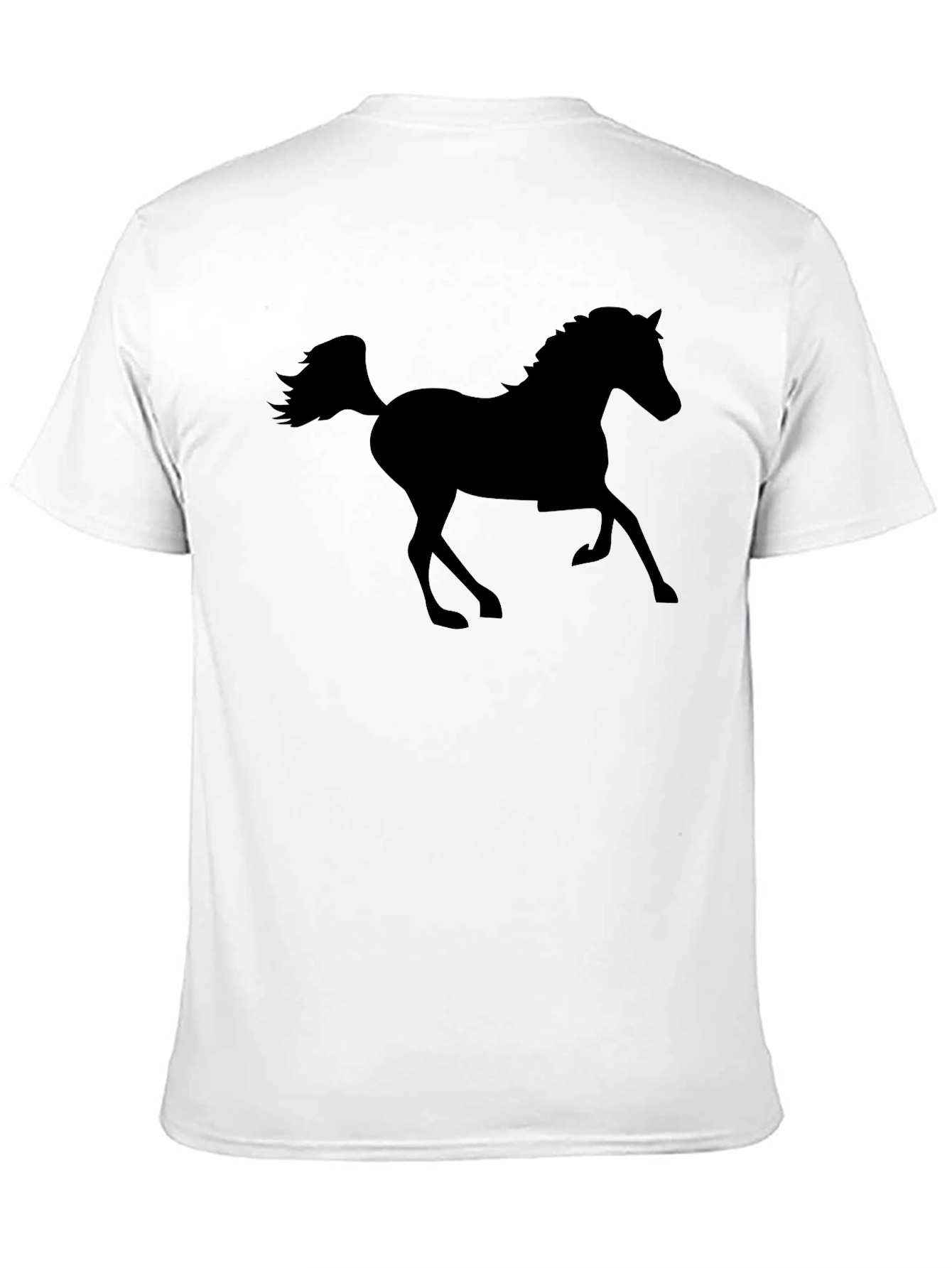 Black Horse Silhouette T-Shirt