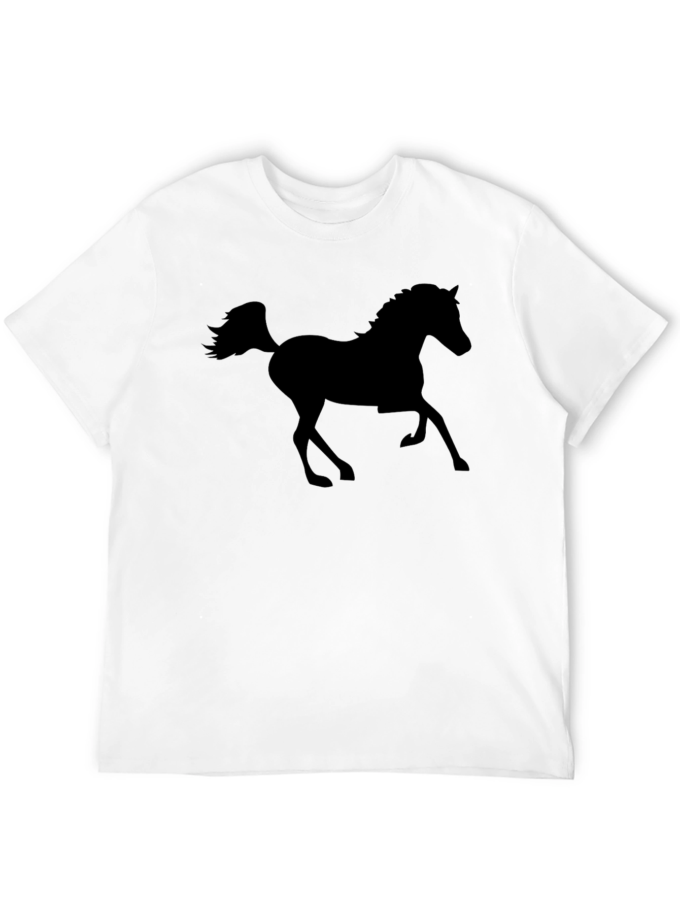 Black Horse Silhouette T-Shirt