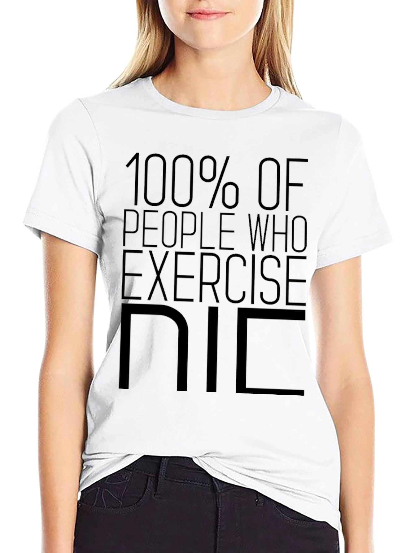 Exercise Nic T-Shirt: 100% People Who Exercise