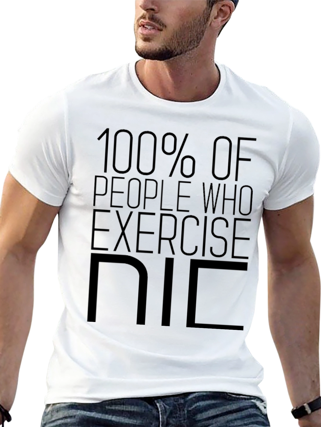 Exercise Nic T-Shirt: 100% People Who Exercise