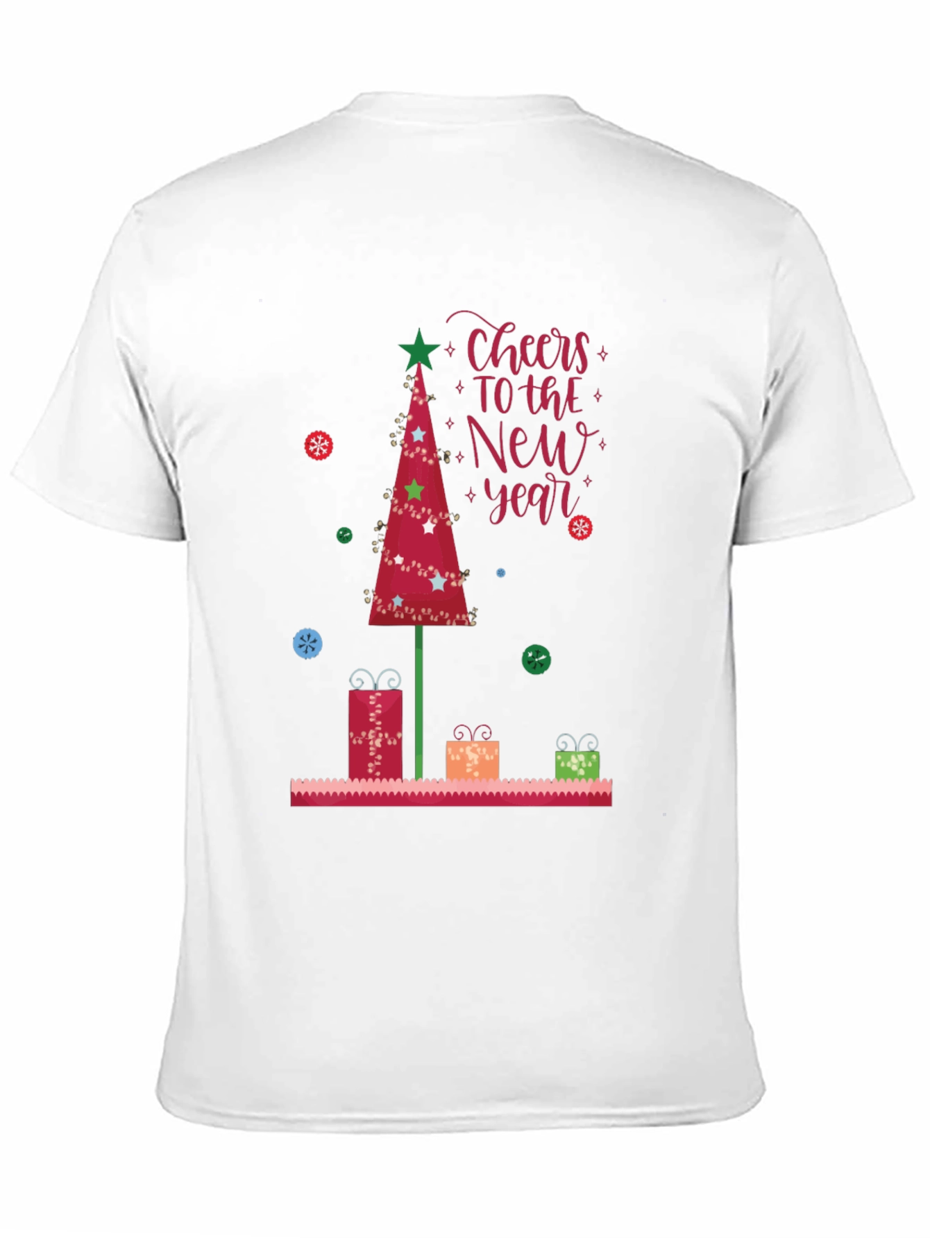 Festive New Year Tree T-Shirt