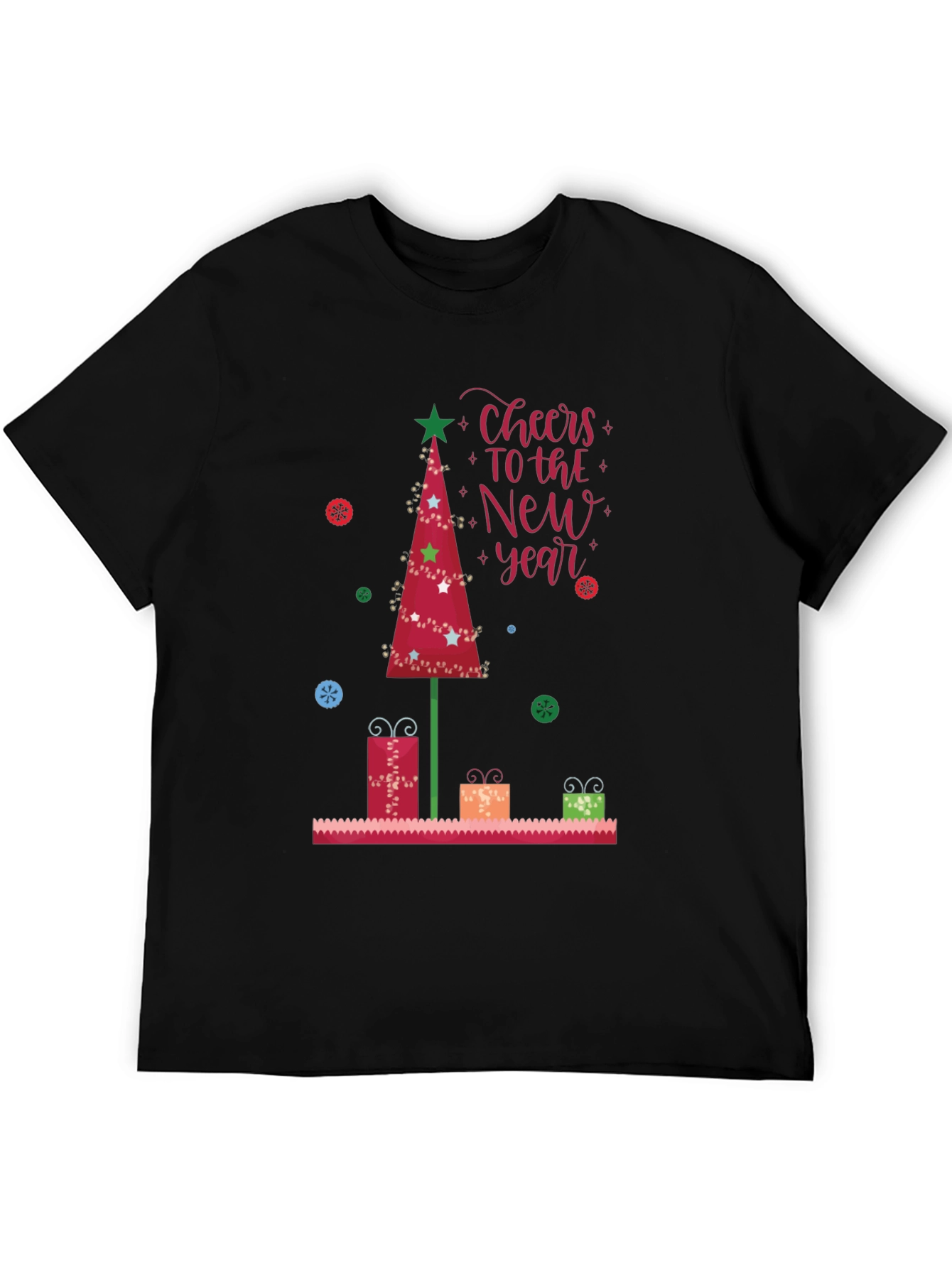 Festive New Year Tree T-Shirt