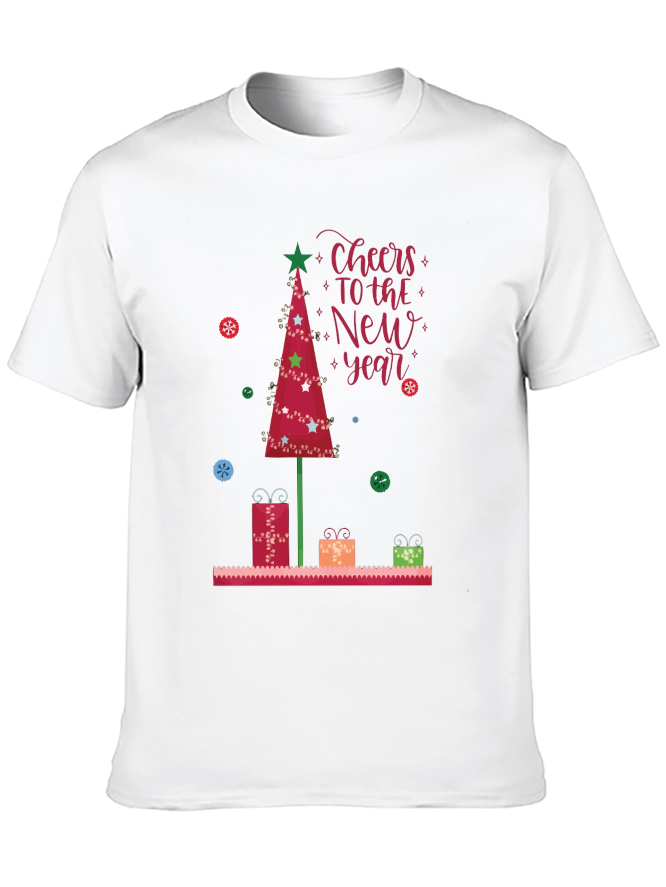 Festive New Year Tree T-Shirt