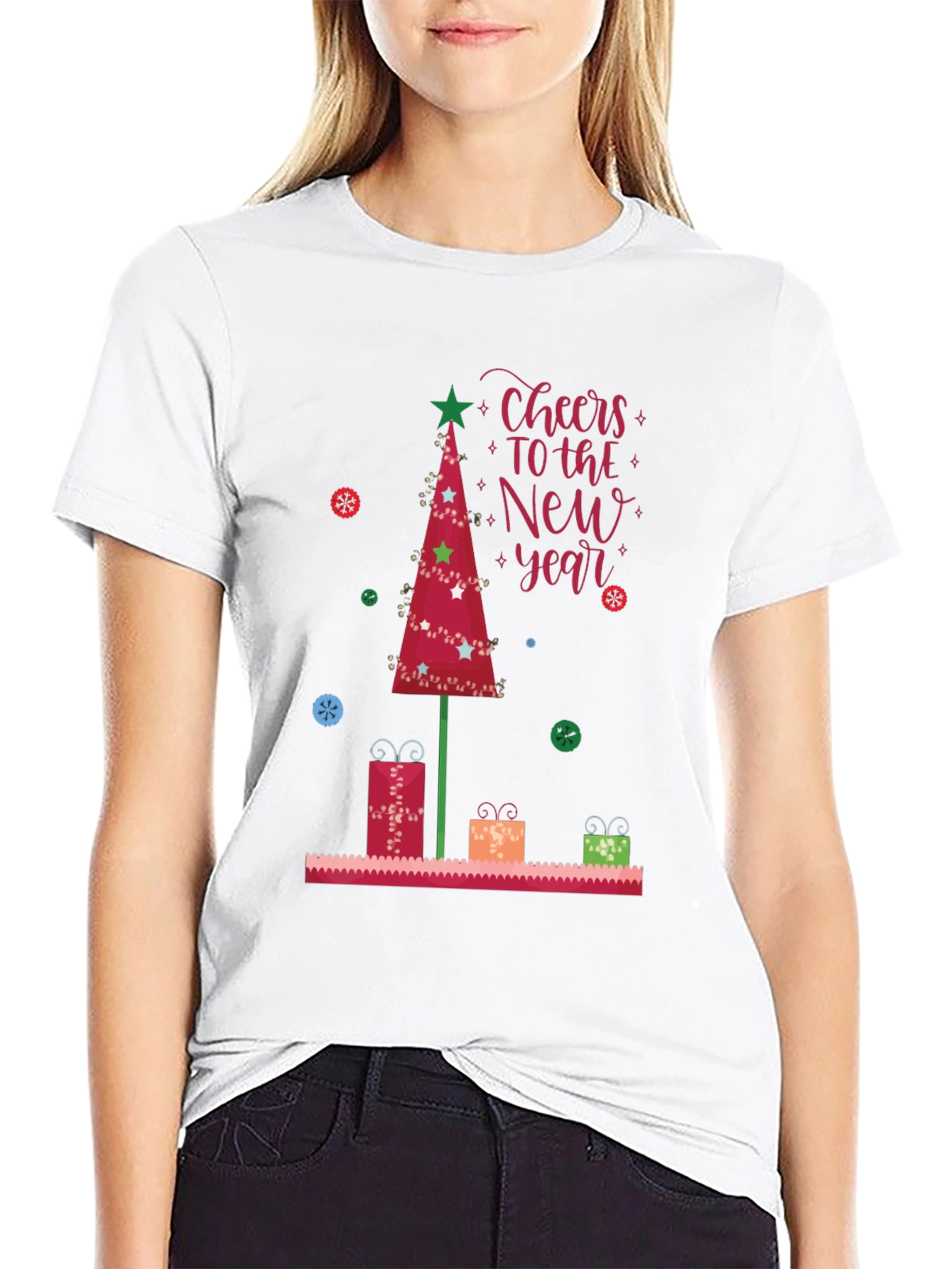 Festive New Year Tree T-Shirt