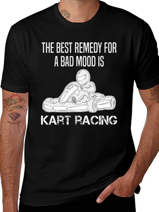 Kart Racing Remedy T-Shirt - Perfect for Go-Kart Enthusiasts