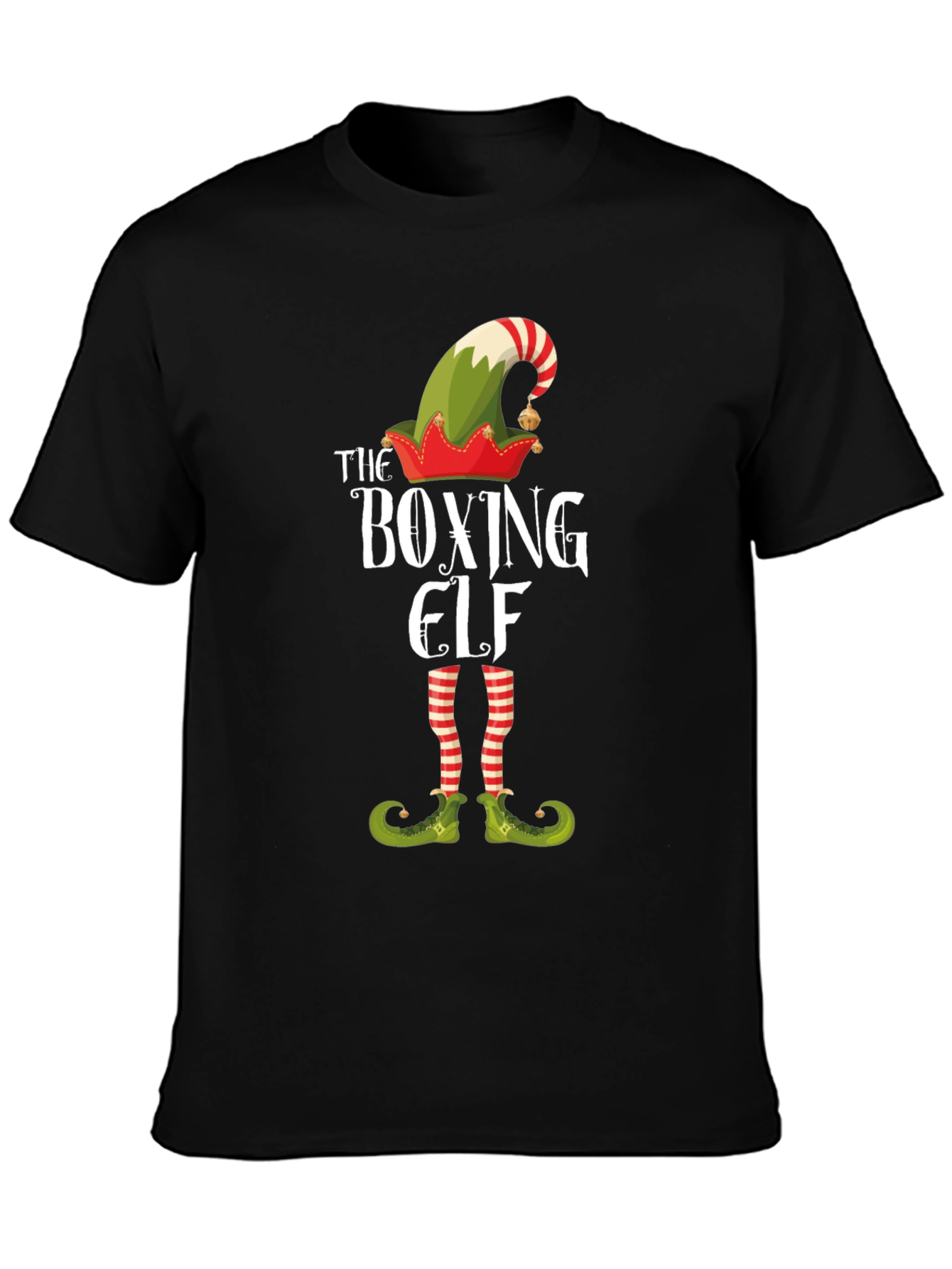 Boxing Elf Christmas T-Shirt - Holiday Fun