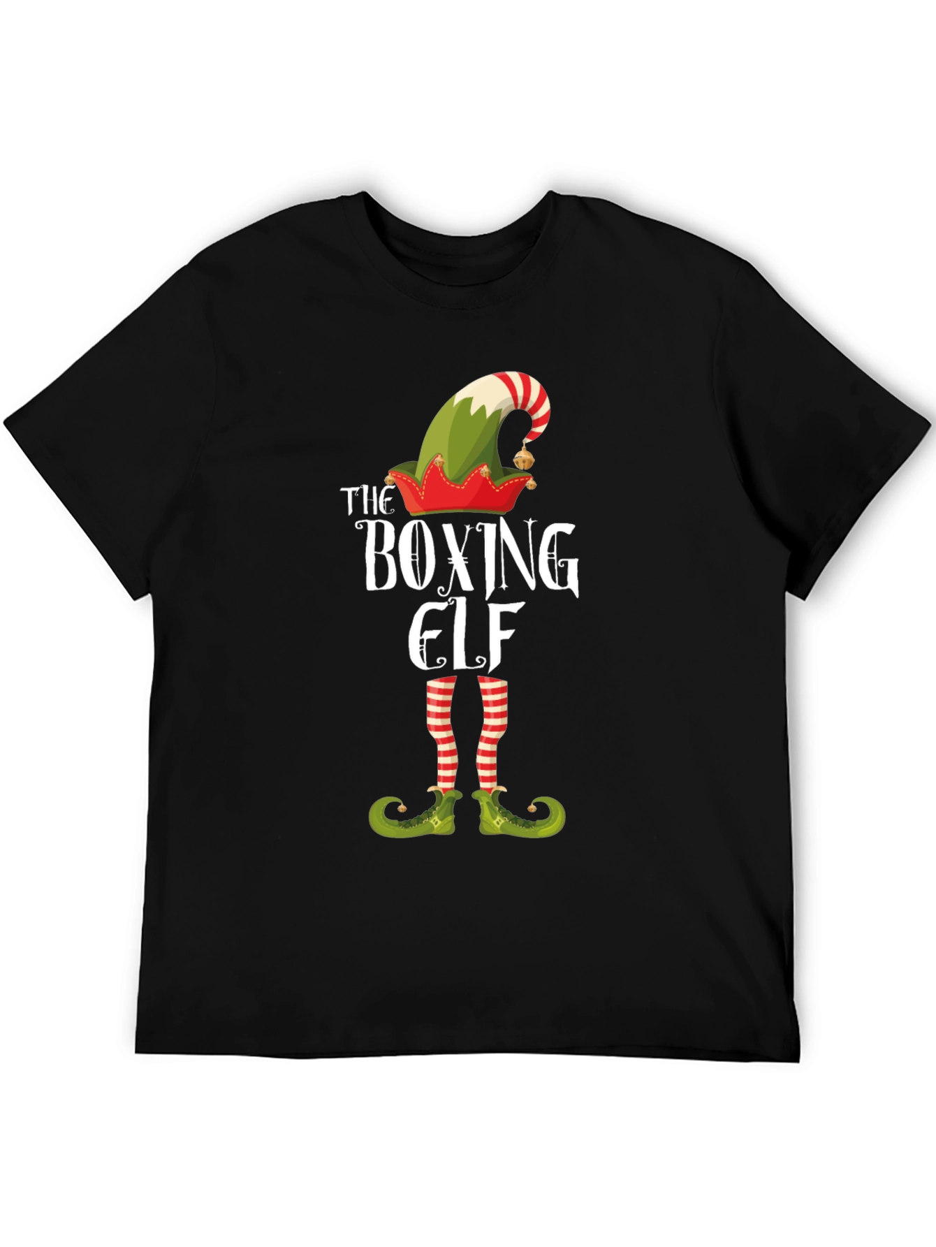 Boxing Elf Christmas T-Shirt - Holiday Fun