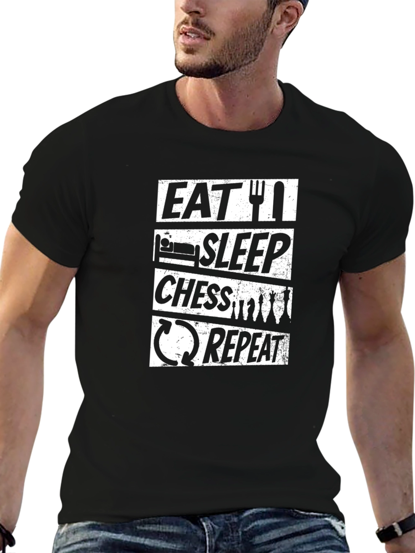 Eat Sleep Chess Repeat T-Shirt