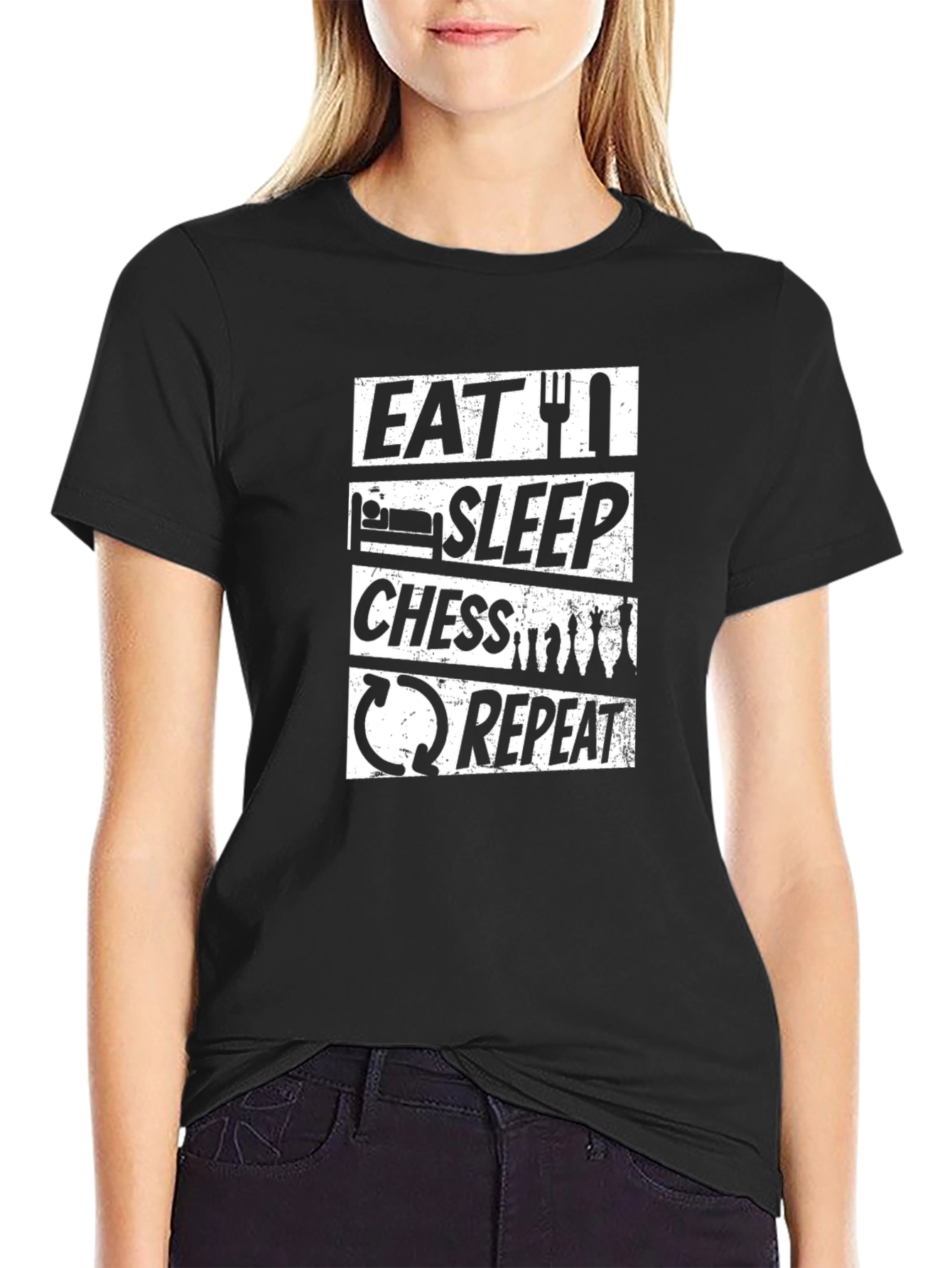 Eat Sleep Chess Repeat T-Shirt