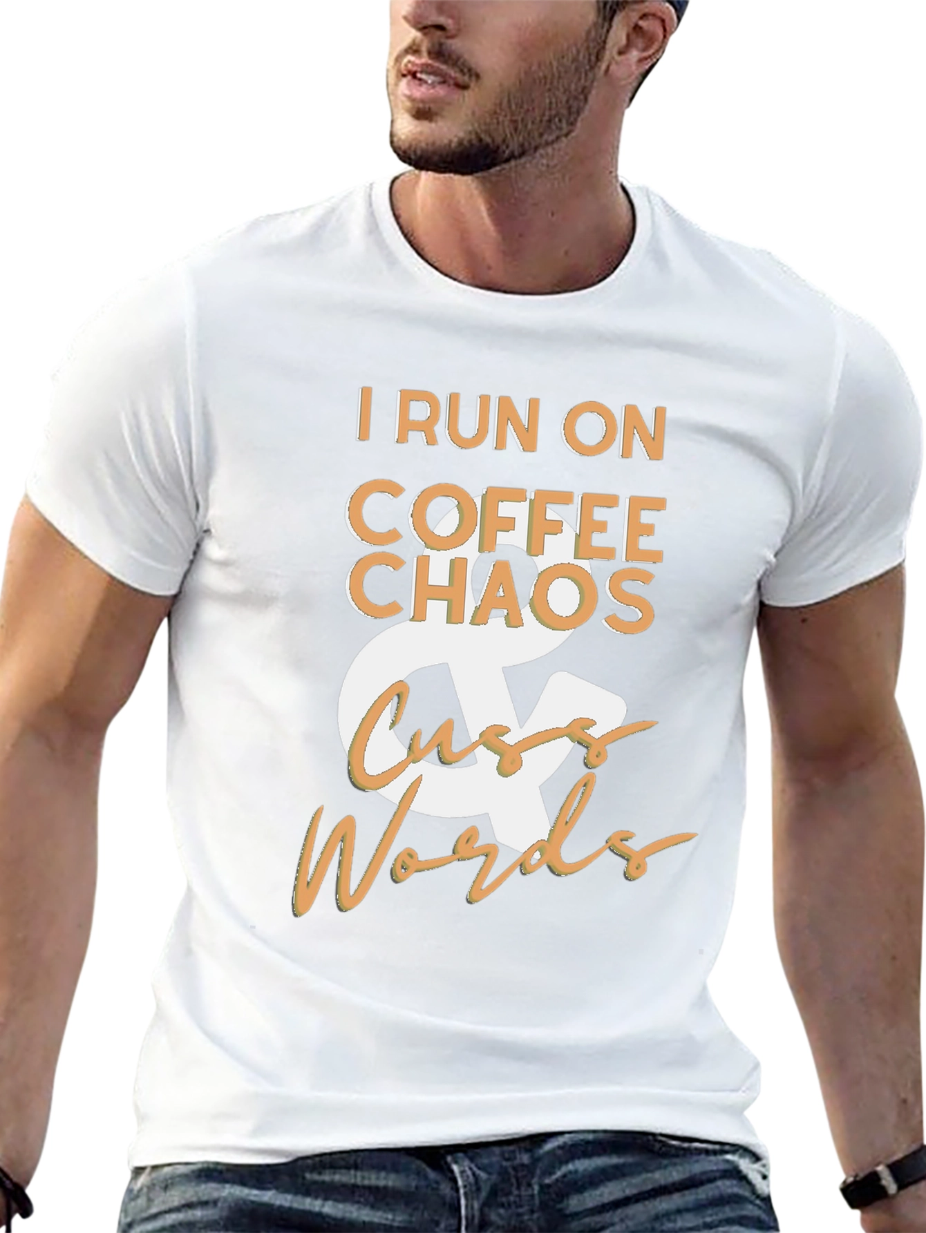 Coffee Chaos & Cuss Words Graphic Tee