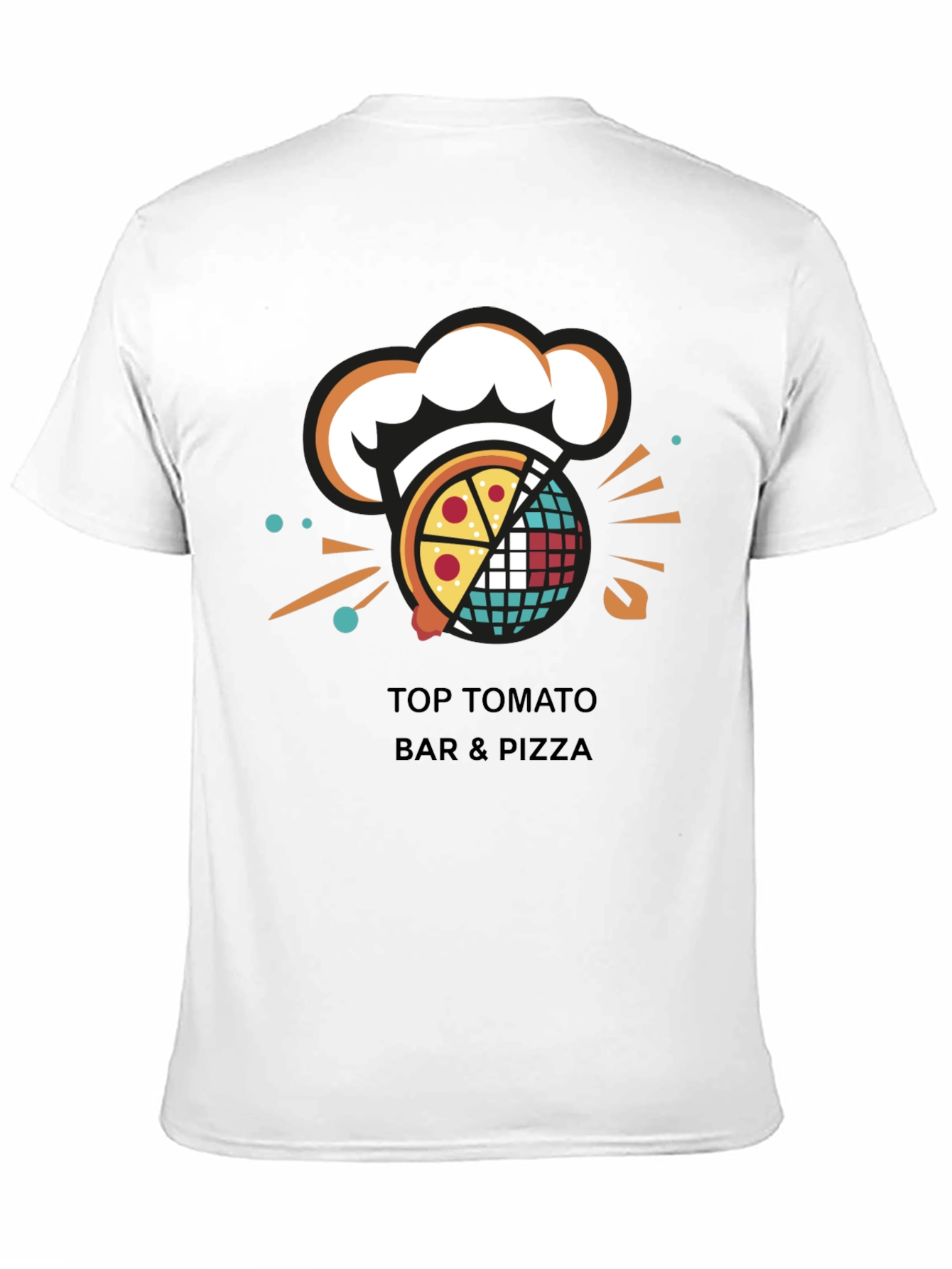 Top Tomato Bar & Pizza Graphic T-Shirt