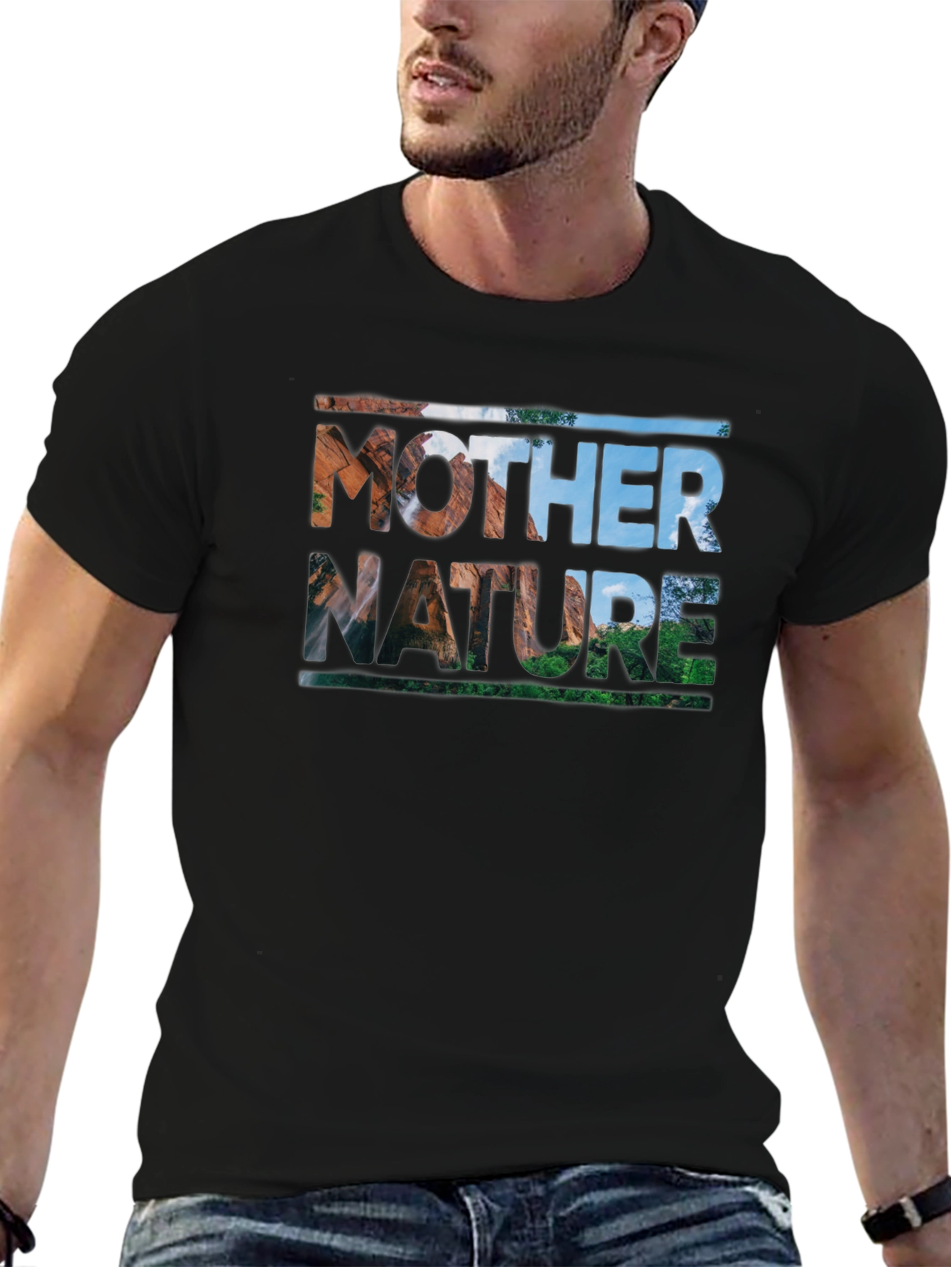 Mother Nature T-Shirt - Black Graphic Tee